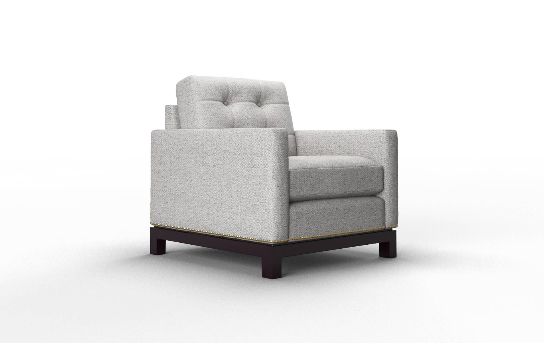 Davos Catalina Silver Chair espresso legs 2