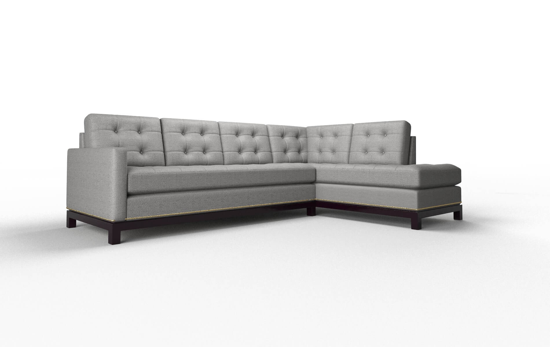Davos Catalina Steel Panel espresso legs 2