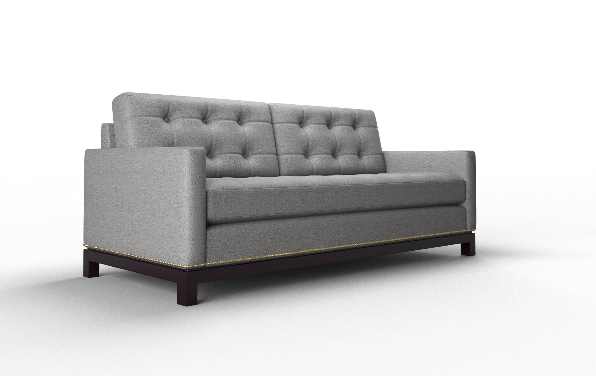 Davos Catalina Steel Sofa espresso legs 2