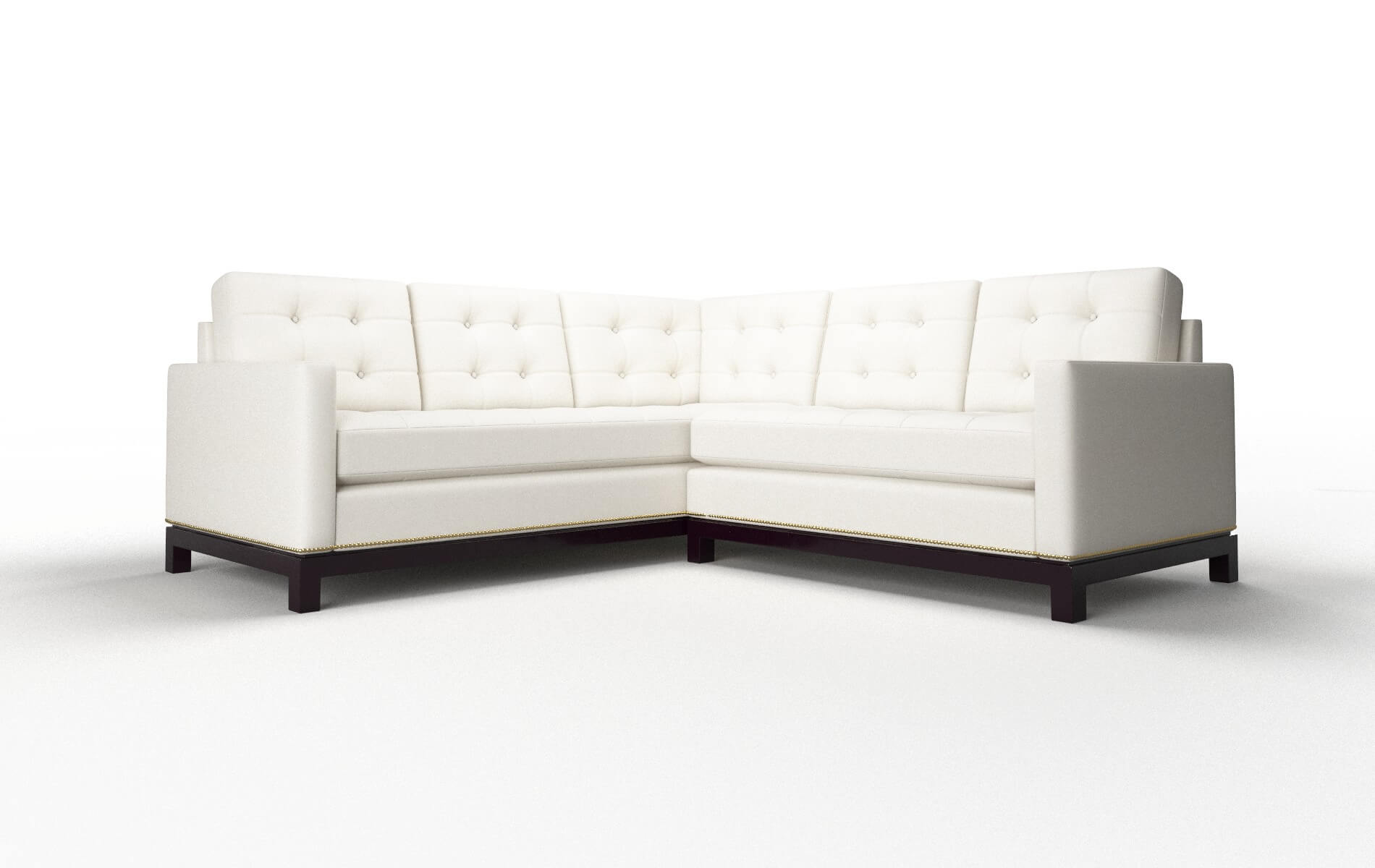 Davos Chance Bone Sectional espresso legs 1