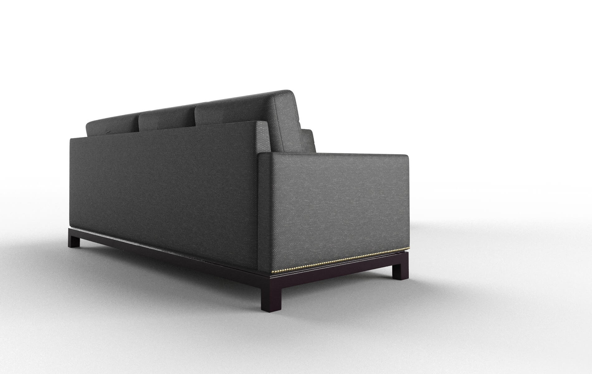 Davos Chance Denim Sectional espresso legs 3