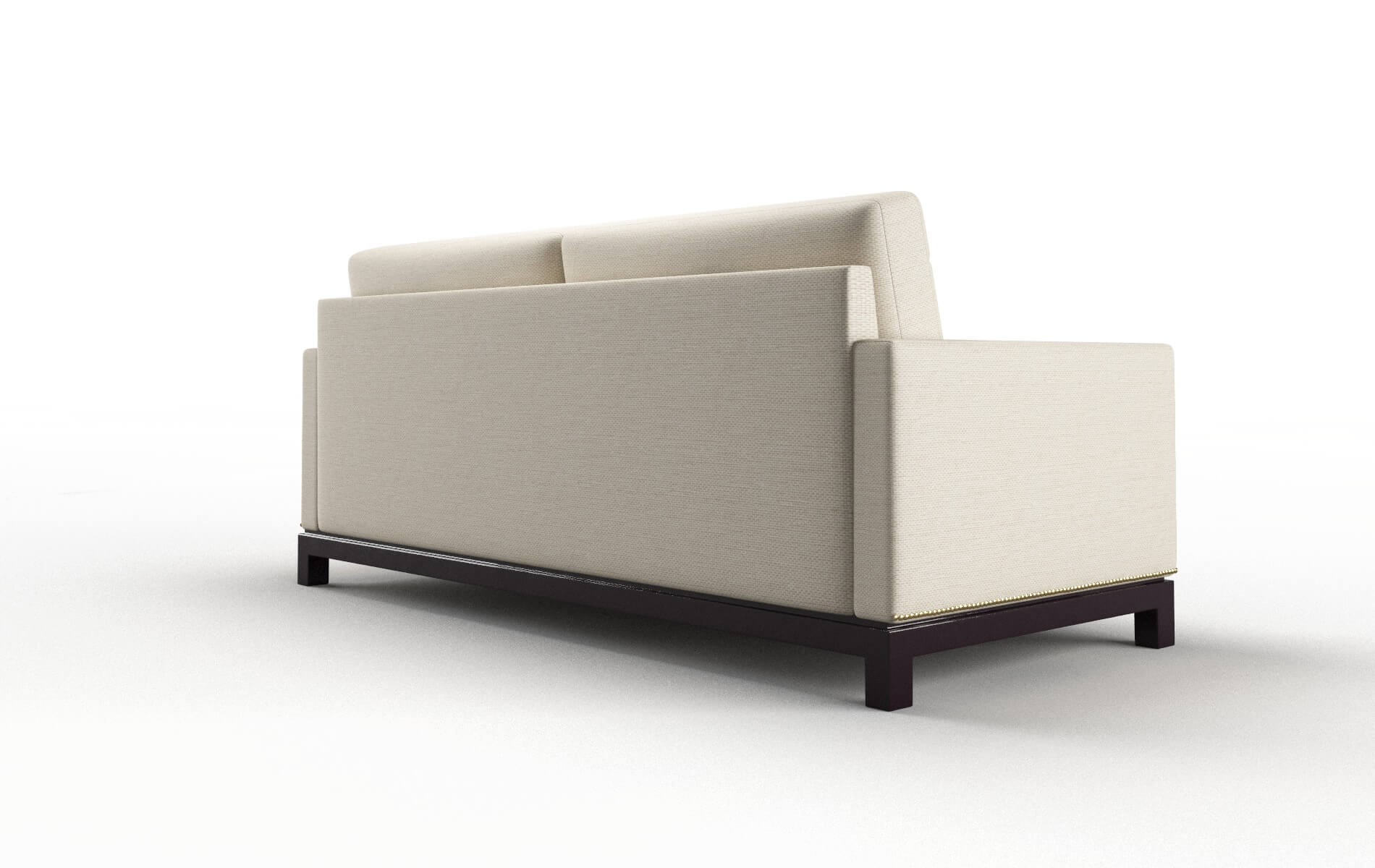 Davos Chance Sand Sofa espresso legs 5