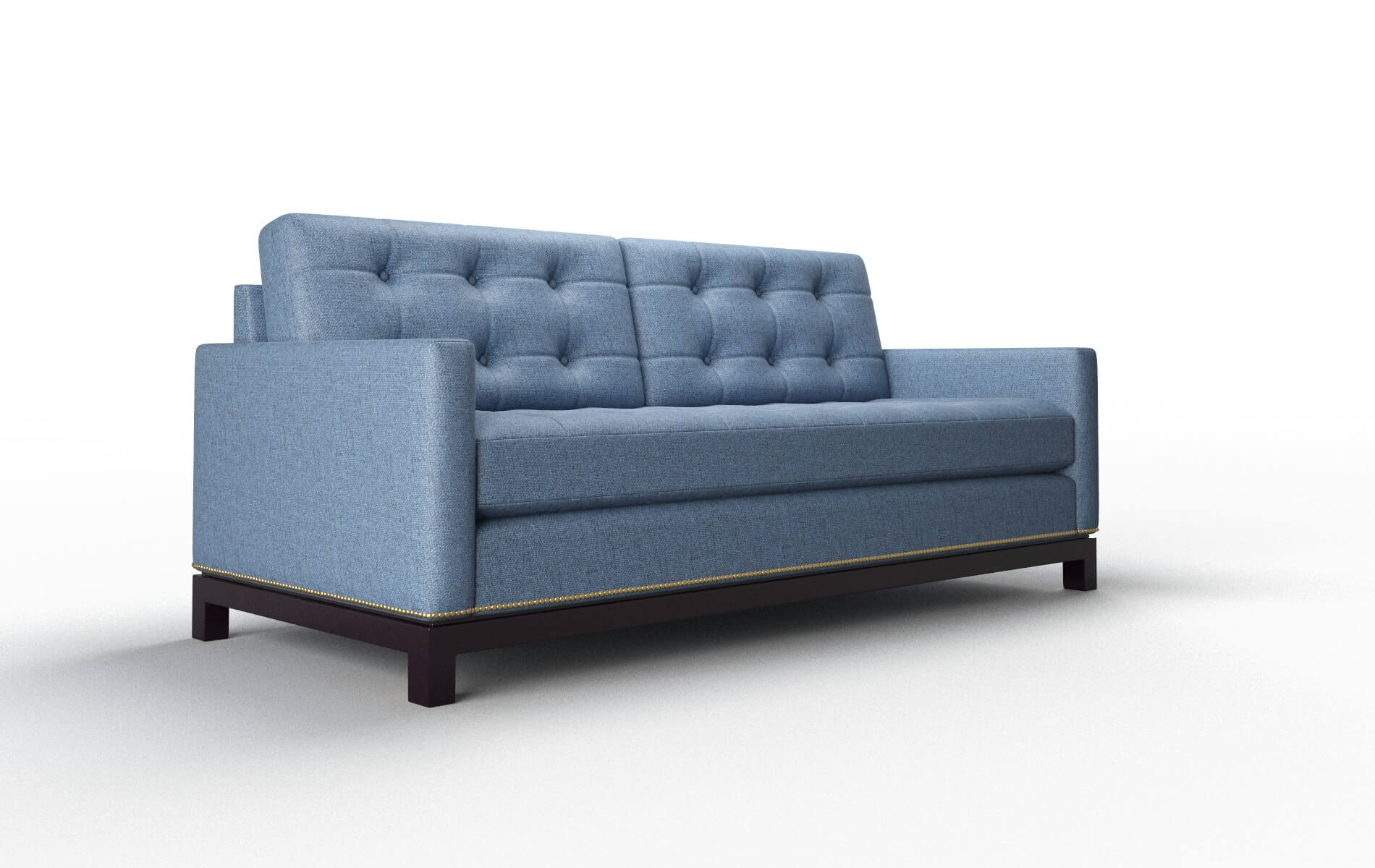 Davos Clyde Deep_ocean Sofa espresso legs 2