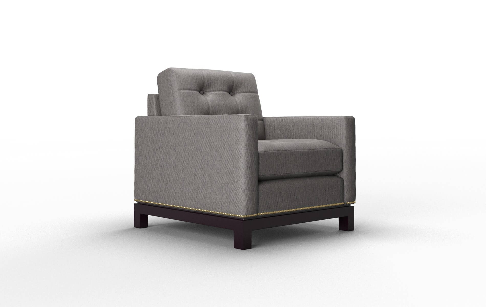 Davos Cosmo Charcoal Chair espresso legs 2