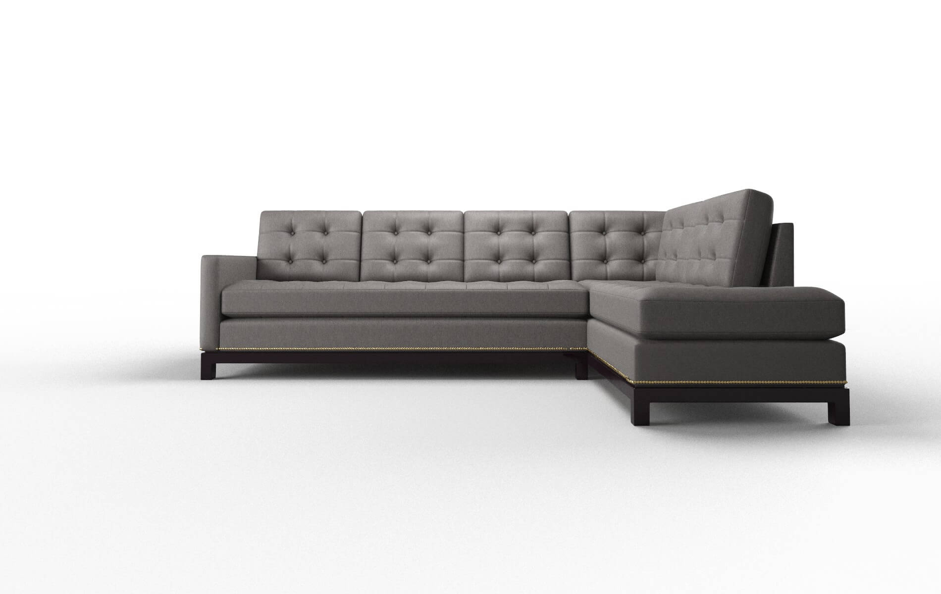 Davos Cosmo charcoal Panel Espresso Legs  1