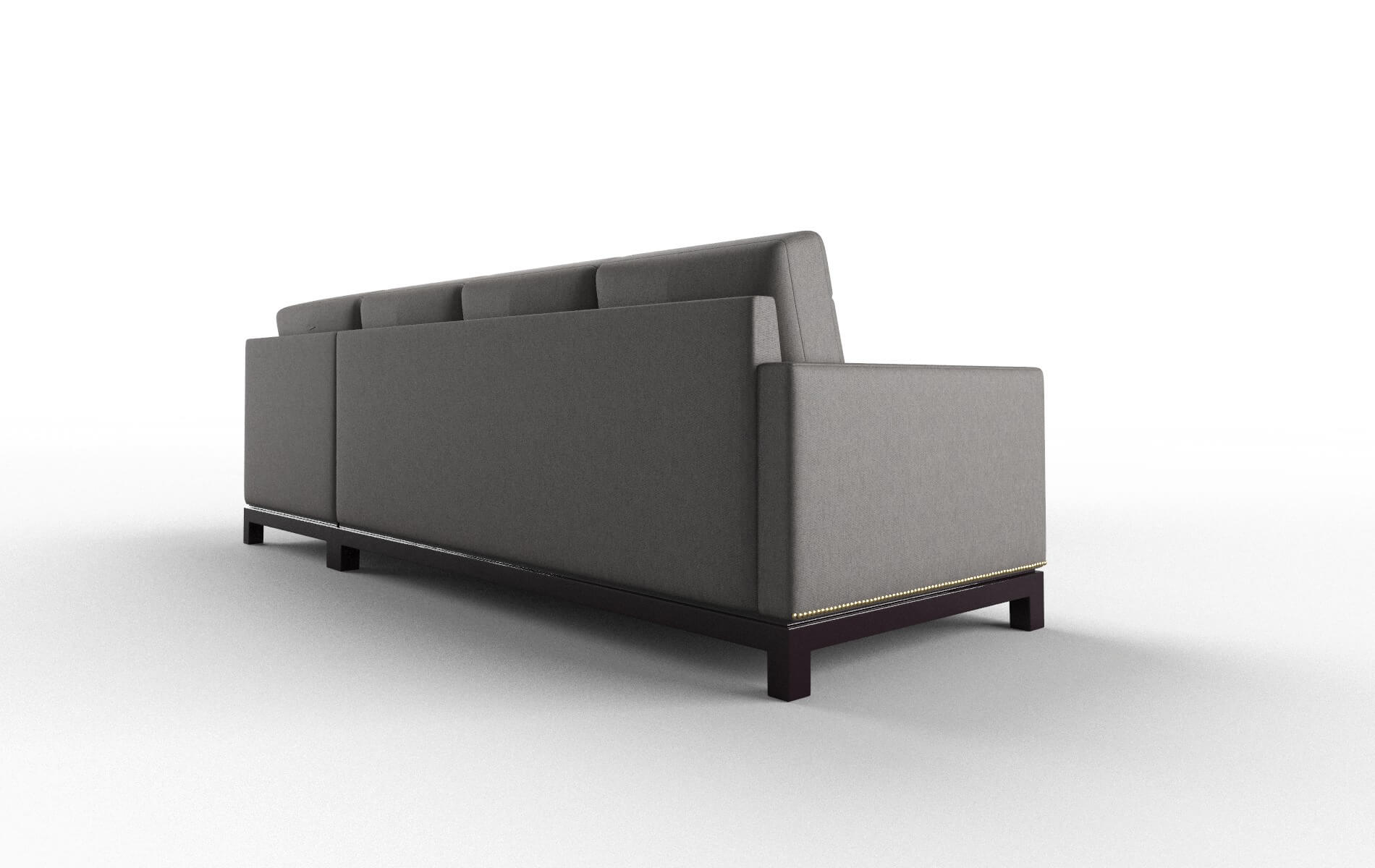 Davos Cosmo Charcoal Panel espresso legs 5