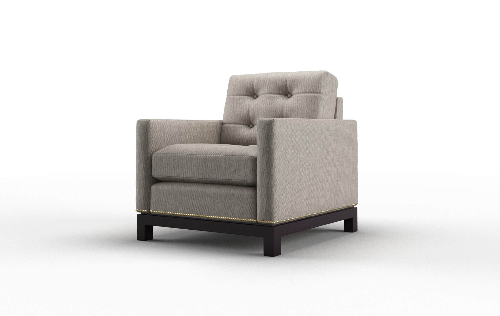 Davos Cosmo Taupe Chair espresso legs 4