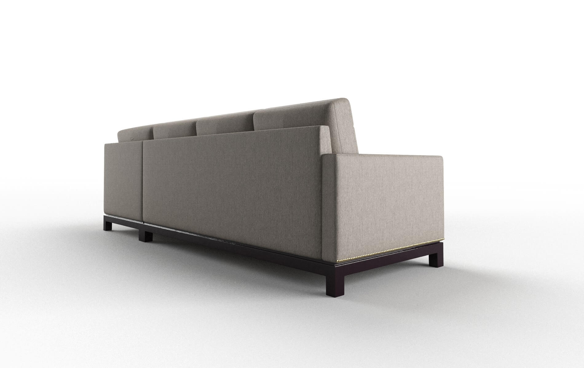 Davos Cosmo Taupe Panel espresso legs 5