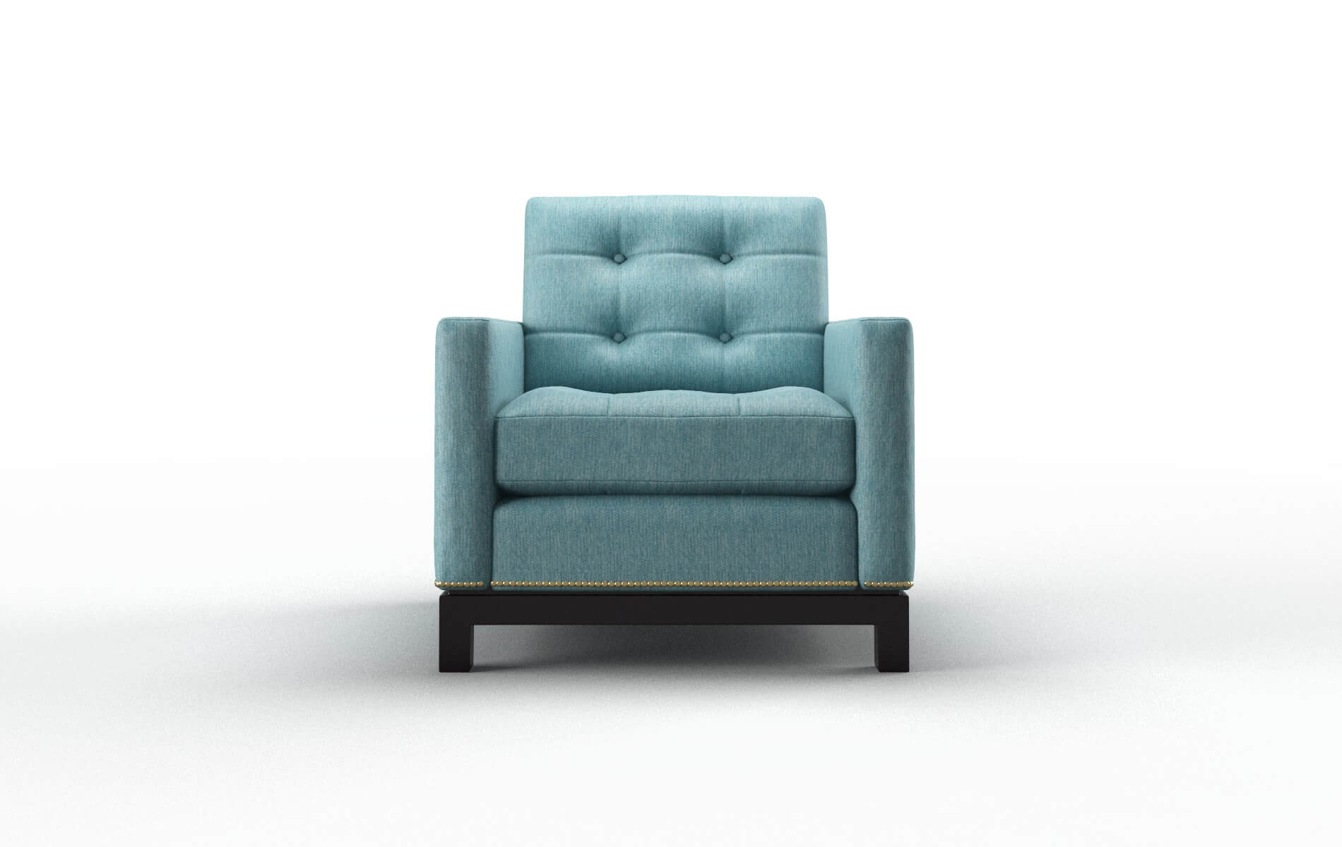Davos Cosmo Turquoise chair espresso legs