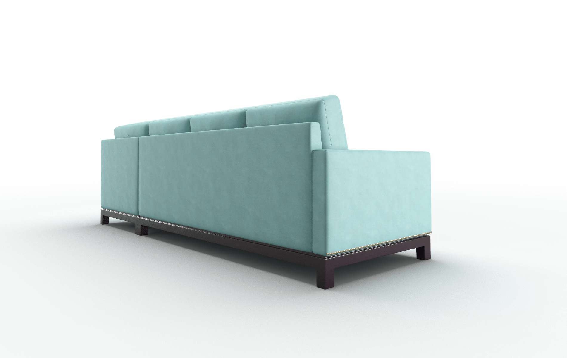 Davos Curious Turquoise Panel espresso legs 5