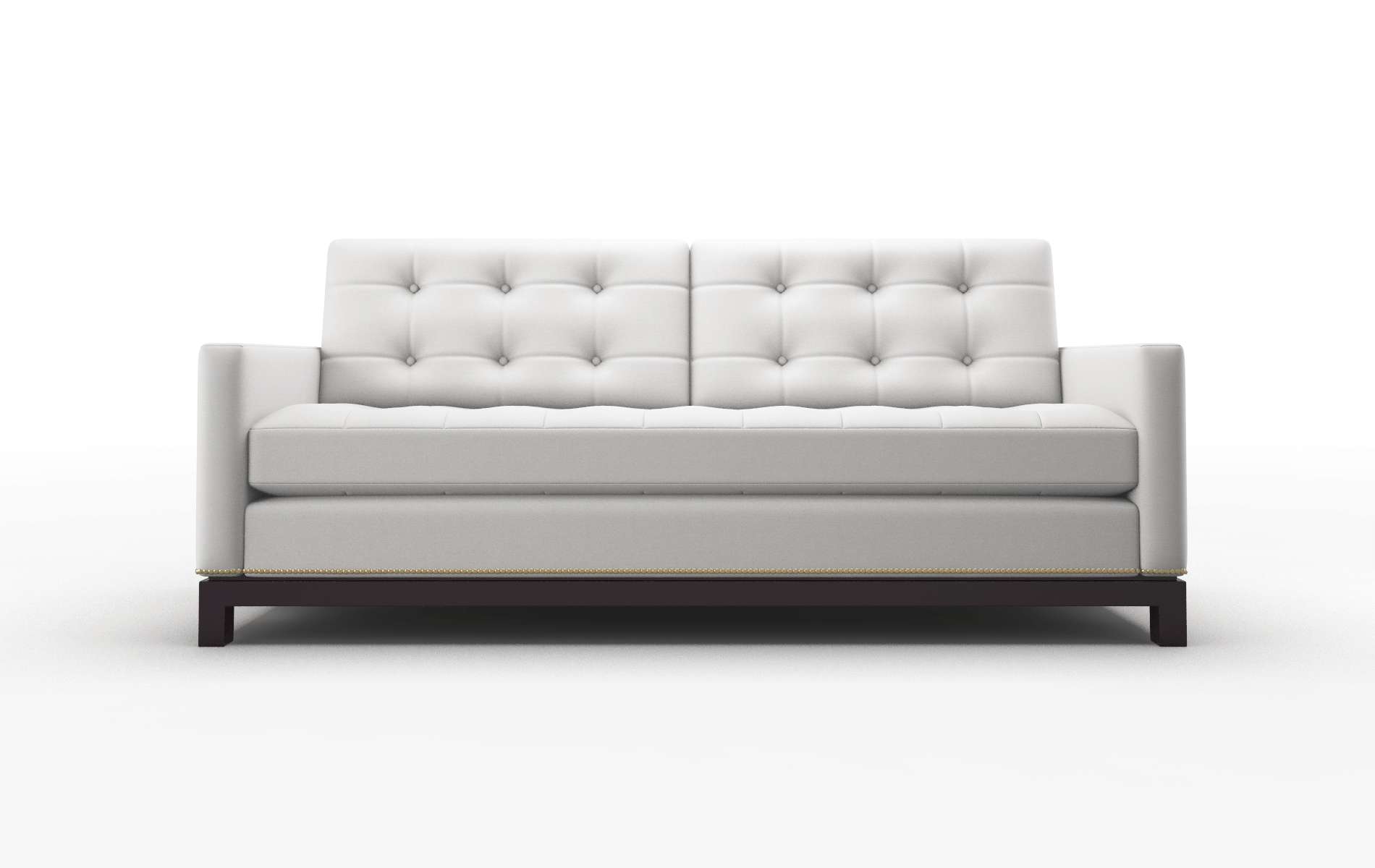 Davos Dawson Platinum Sofa espresso legs 1