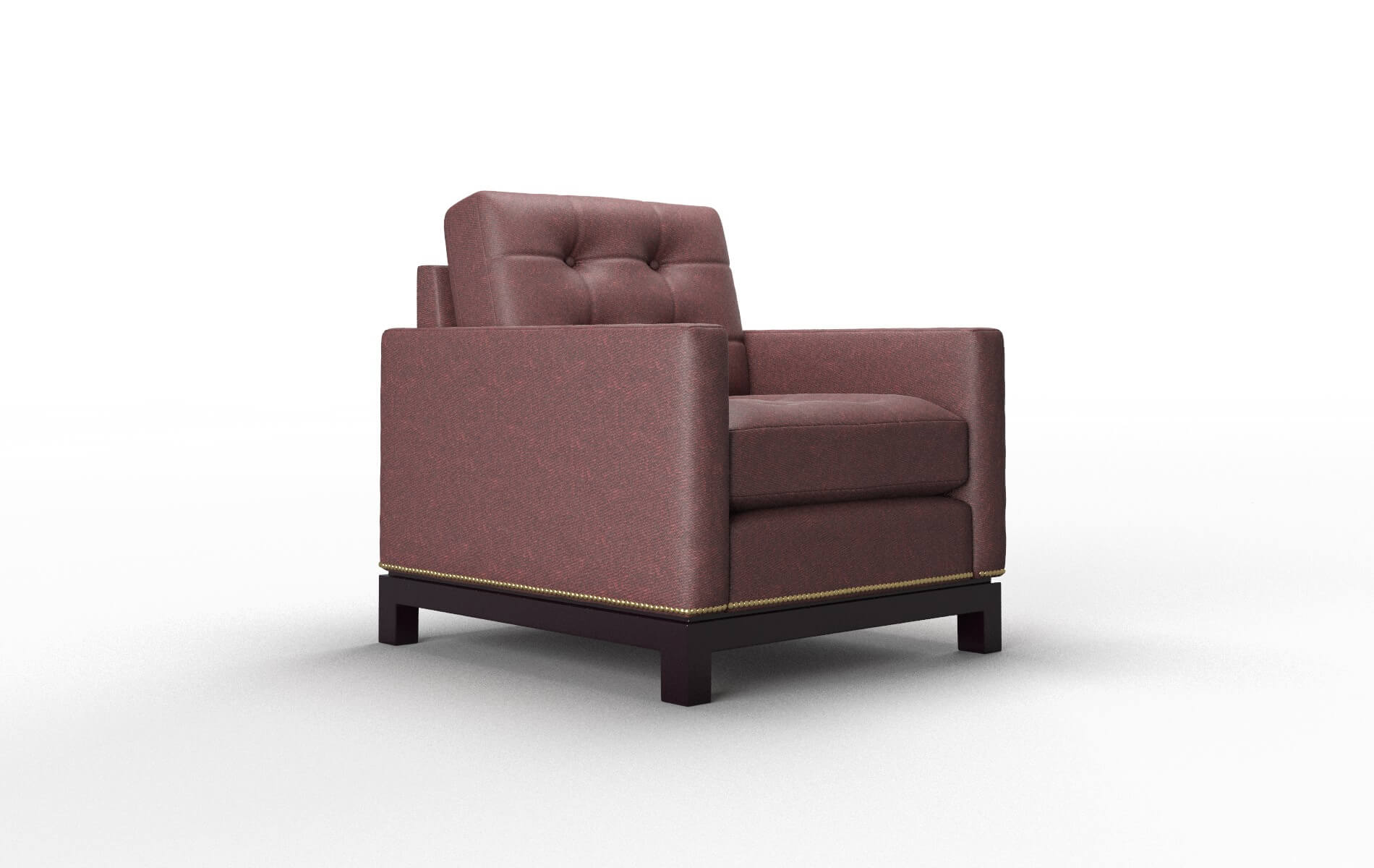 Davos Derby Berry Chair espresso legs 2