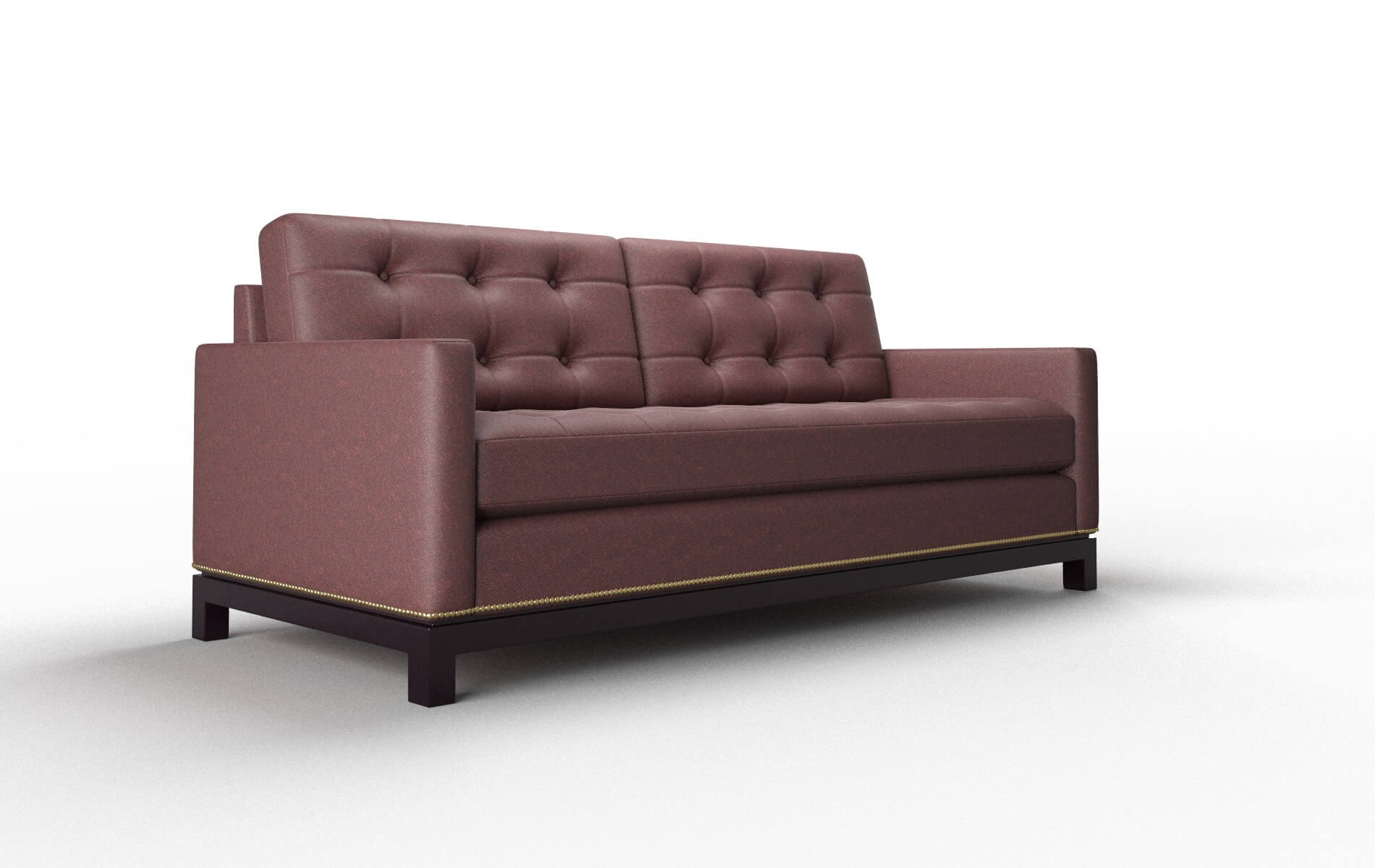 Davos Derby Berry Sofa espresso legs 2