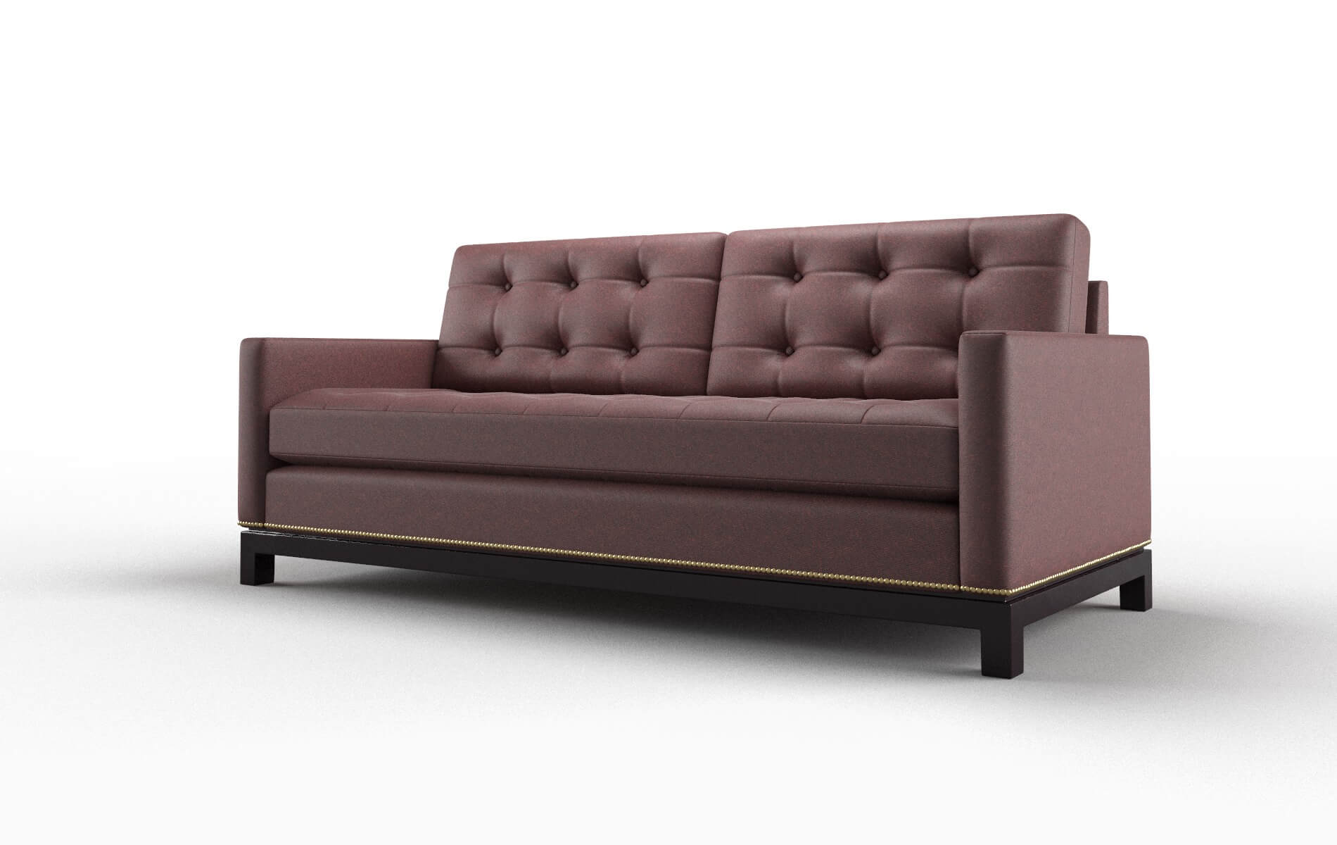 Davos Derby Berry Sofa espresso legs 4