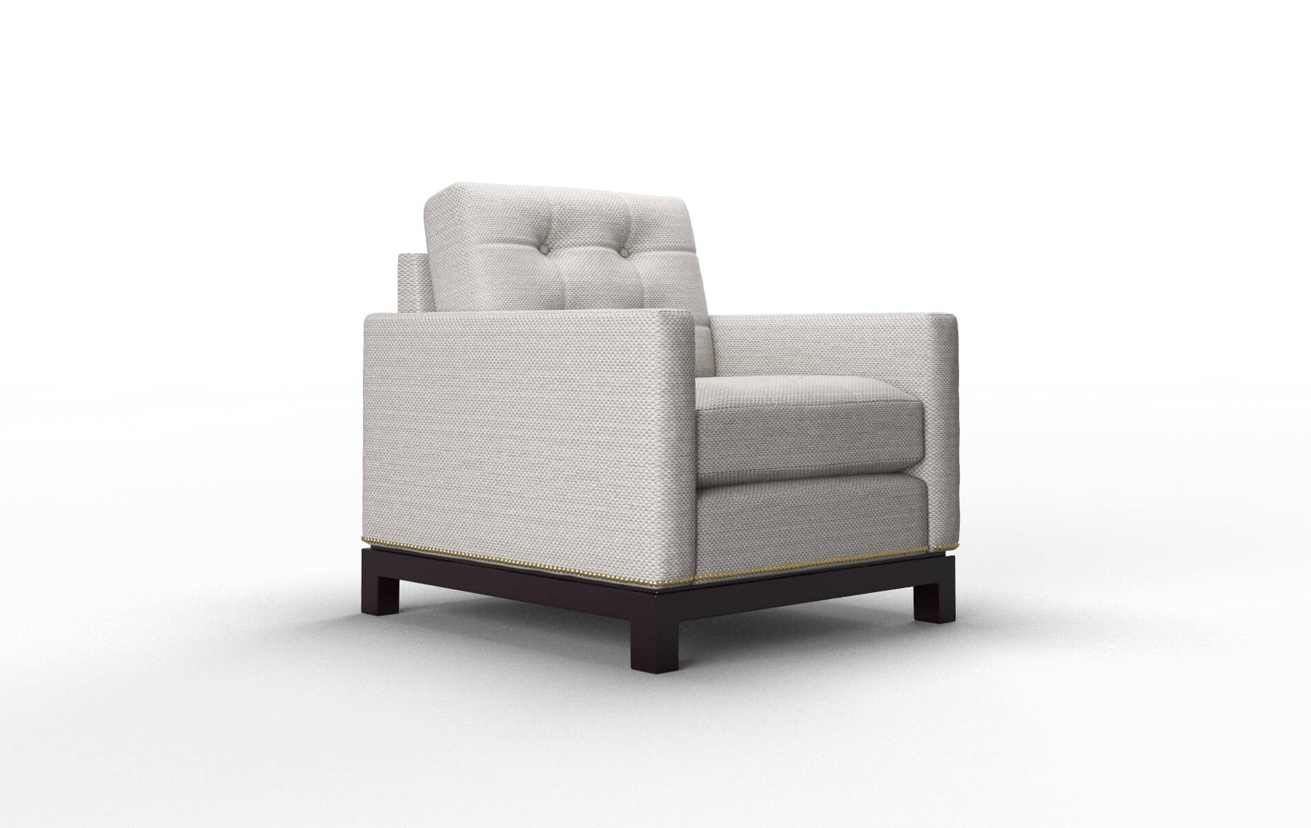 Davos Derby Grey Chair espresso legs 2