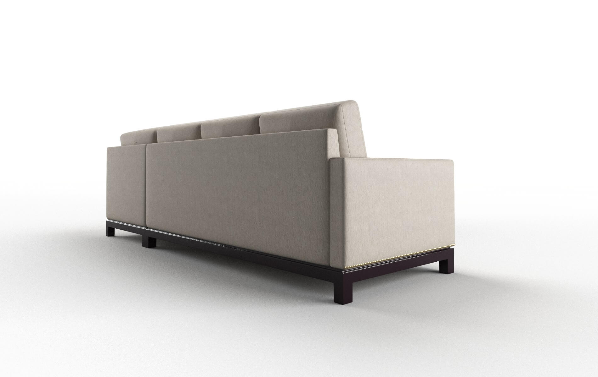 Davos Derby Linen Panel espresso legs 5