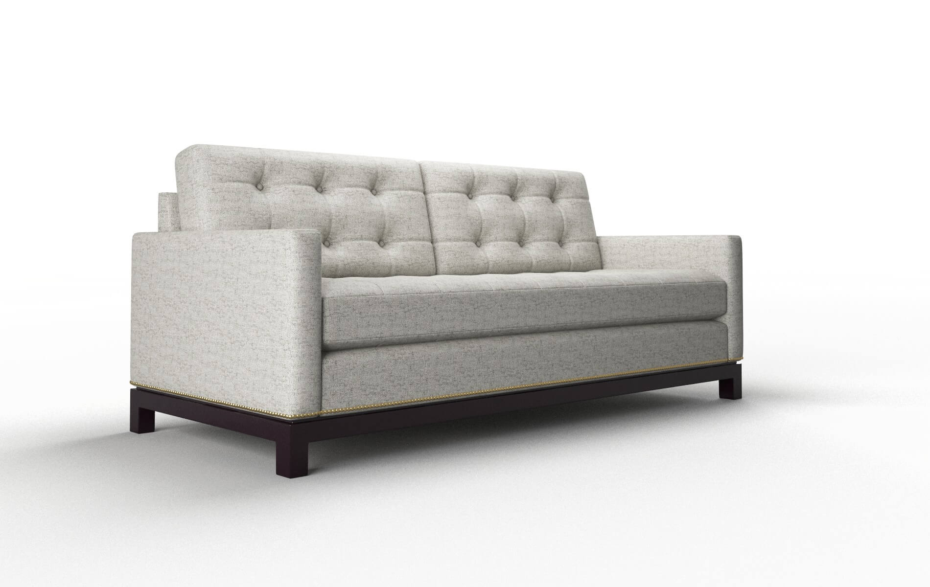 Davos Derby Silver Sofa espresso legs 2