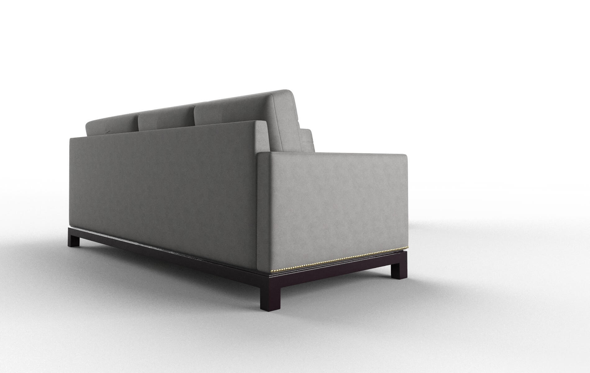 Davos Dream_d Charcoal Sectional espresso legs 3