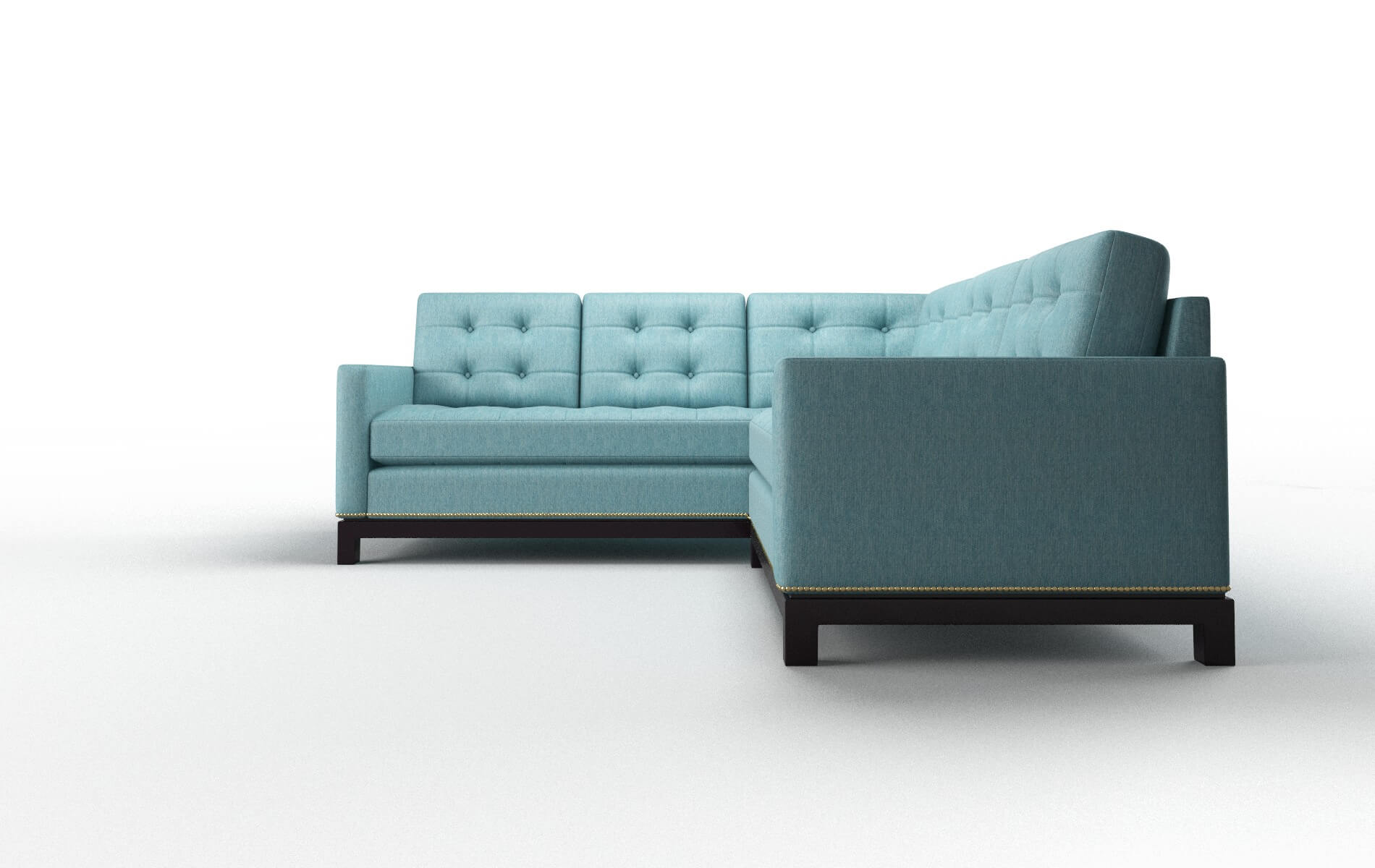 Davos Dream_d Peacock Sectional espresso legs 5