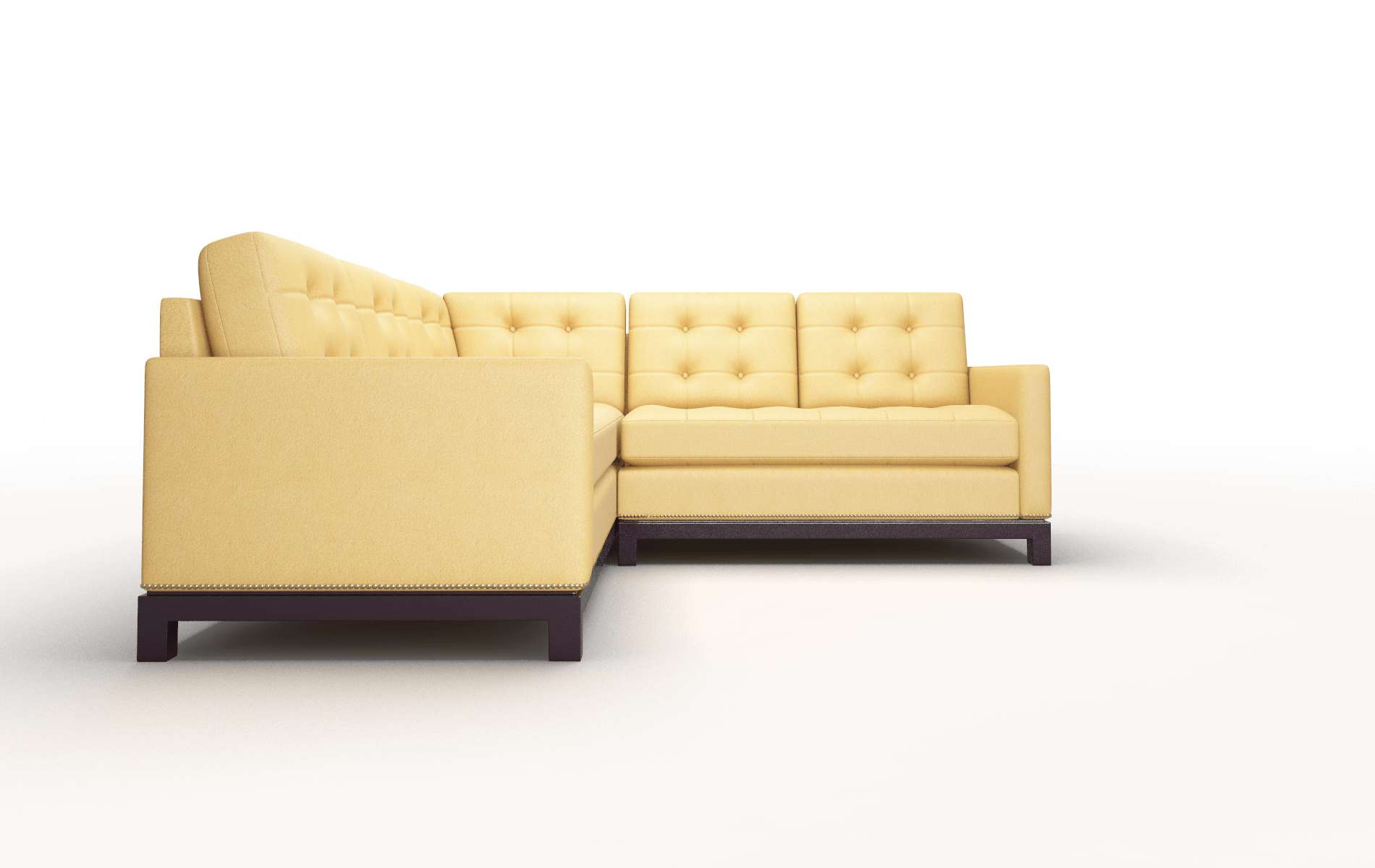 Davos Dream_d Sunflower Sectional espresso legs 2