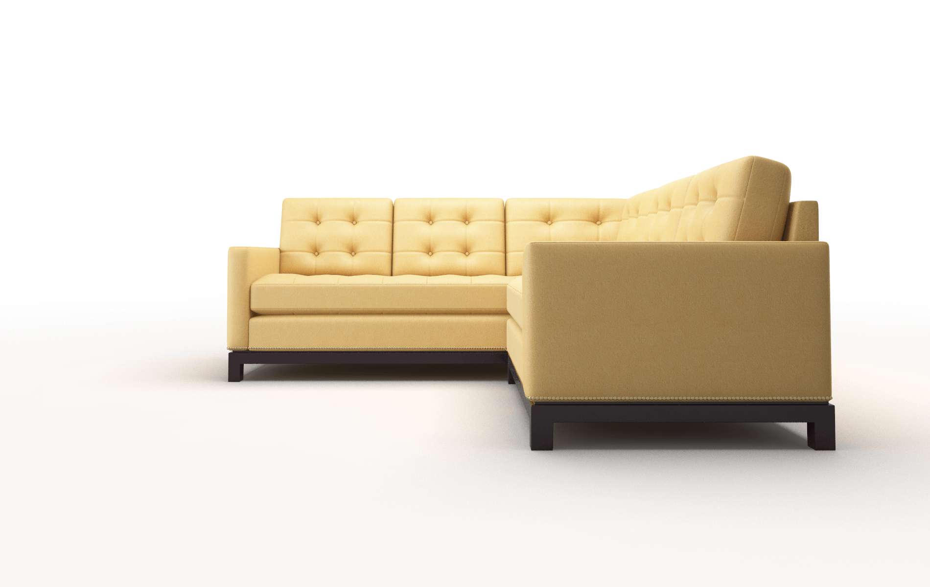 Davos Dream_d Sunflower Sectional espresso legs 5