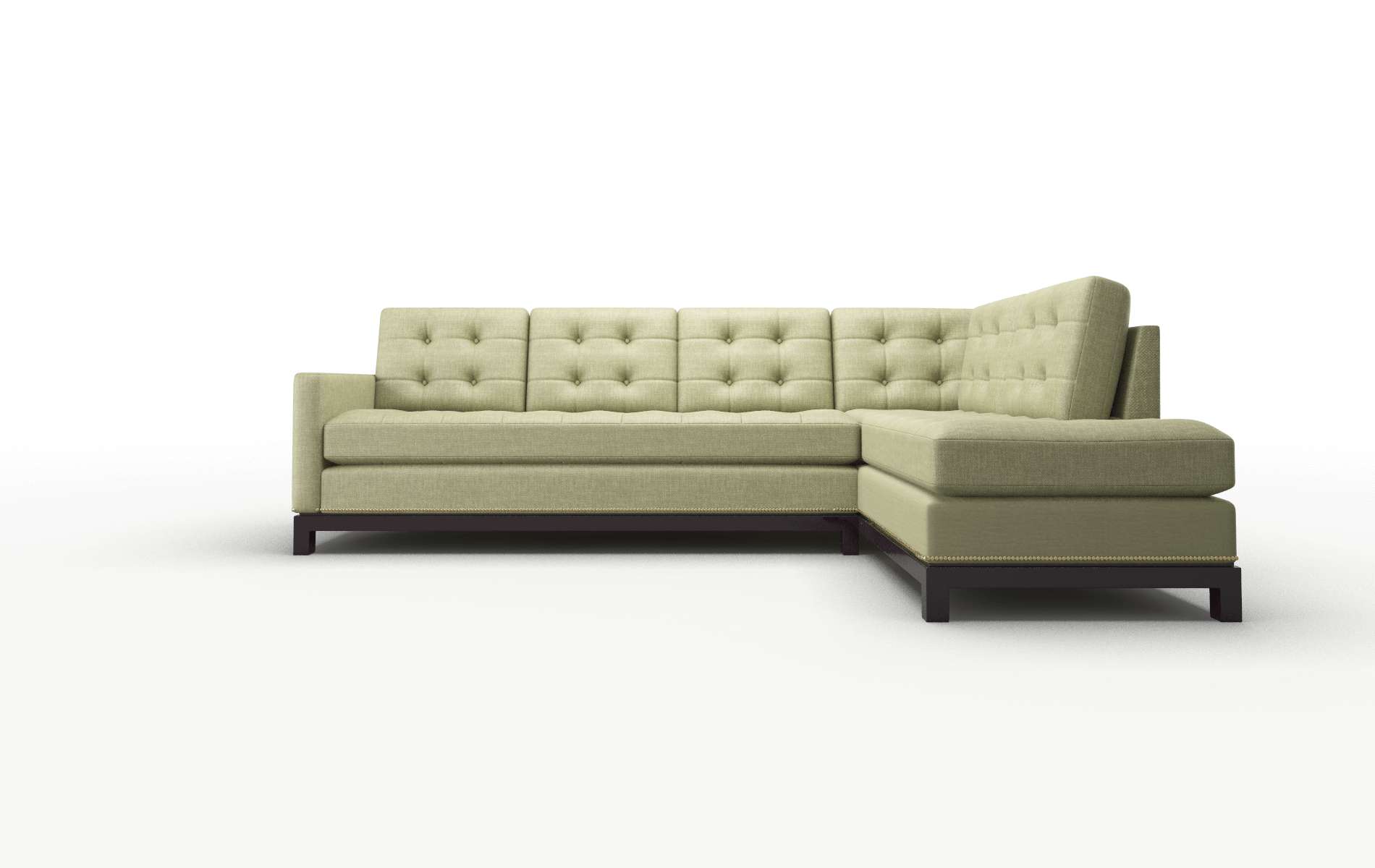 Davos Durham Lime Panel espresso legs 1