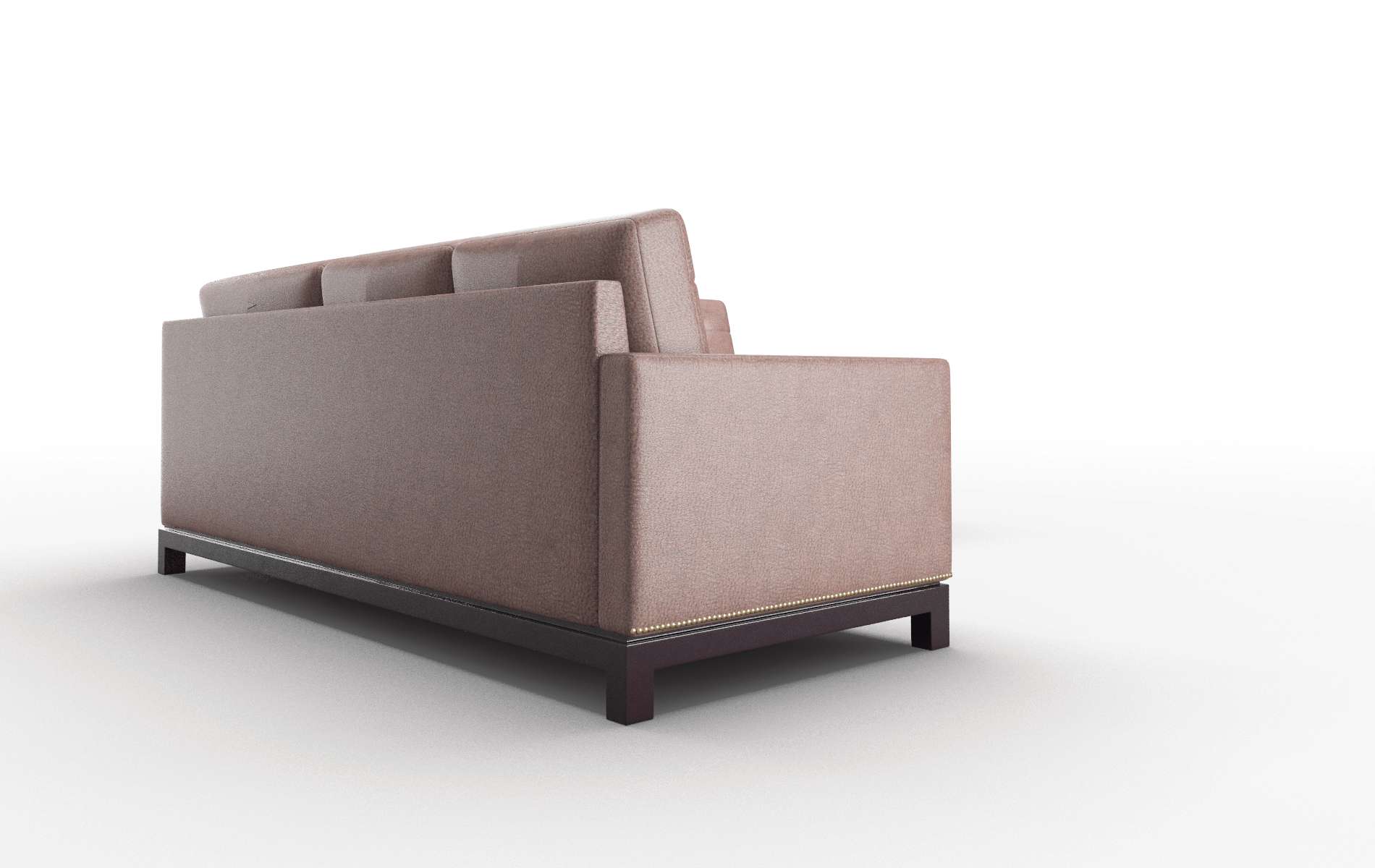 Davos Ford Brown Sectional espresso legs 3