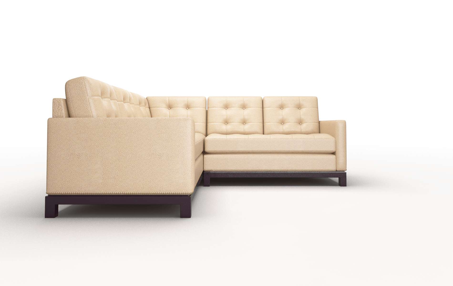 Davos Ford Dune Sectional espresso legs 2