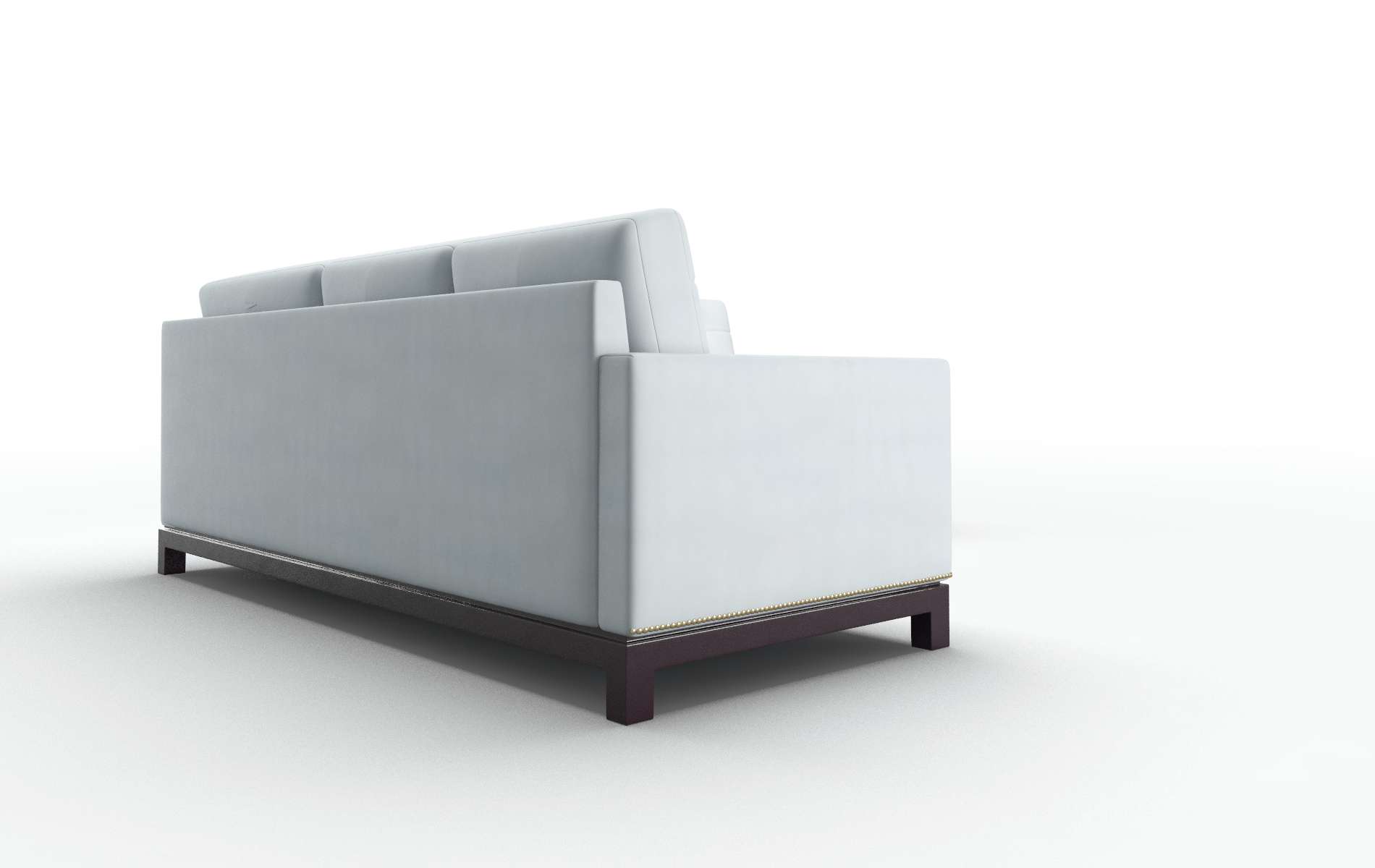 Davos Hathaway Aqua Sectional espresso legs 3