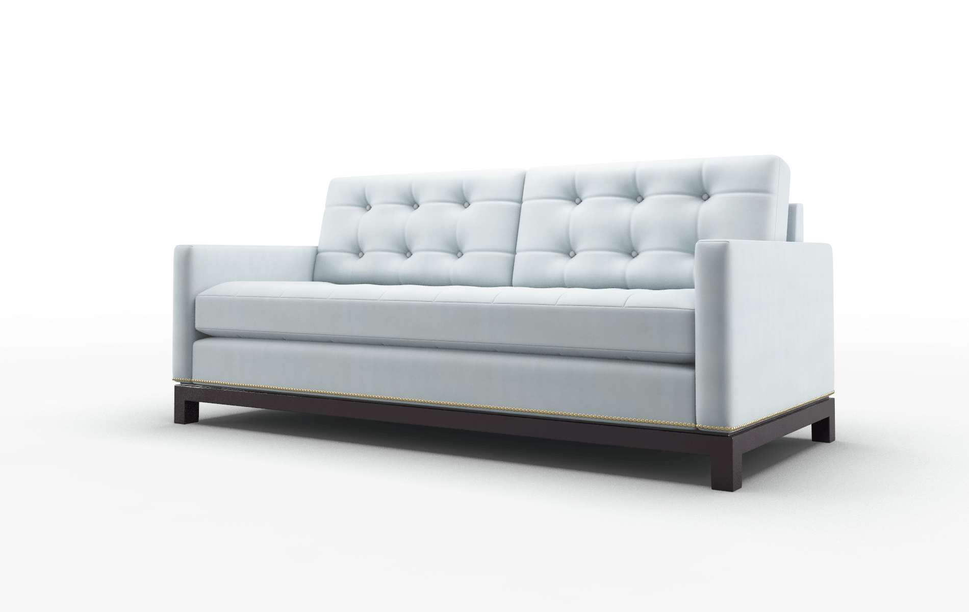 Davos Hathaway Aqua Sofa espresso legs 4