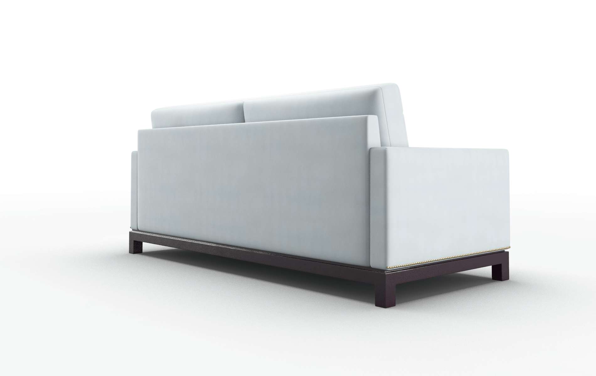Davos Hathaway Aqua Sofa espresso legs 5