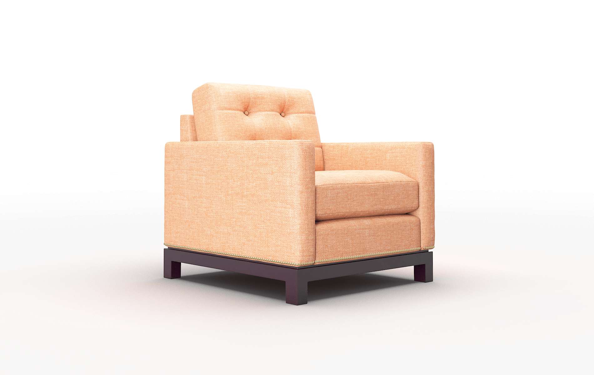 Davos Hepburn Appricot Chair espresso legs 2