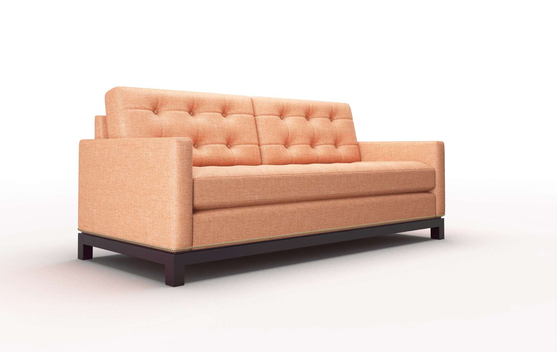 Davos Hepburn Appricot Sofa espresso legs 2