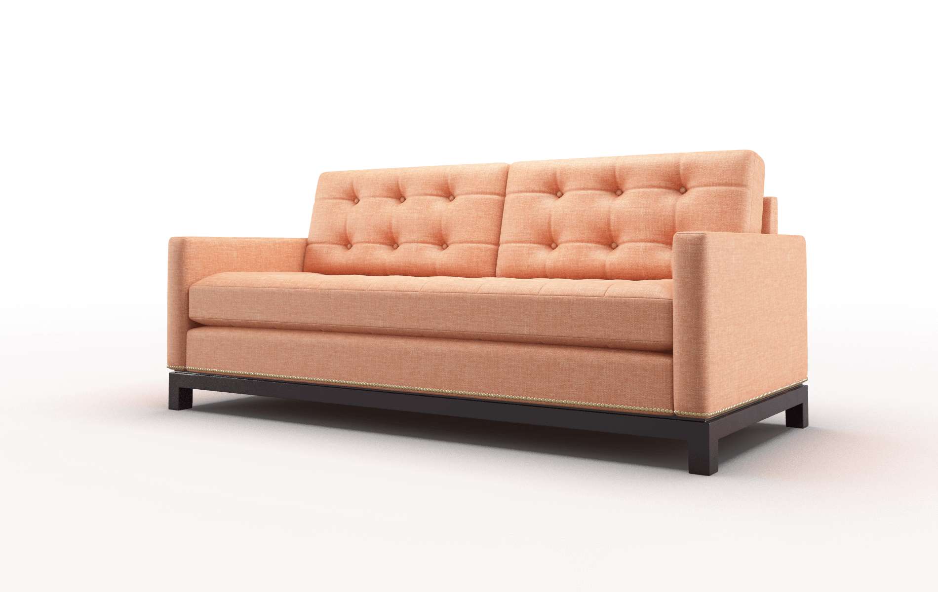 Davos Hepburn Appricot Sofa espresso legs 4