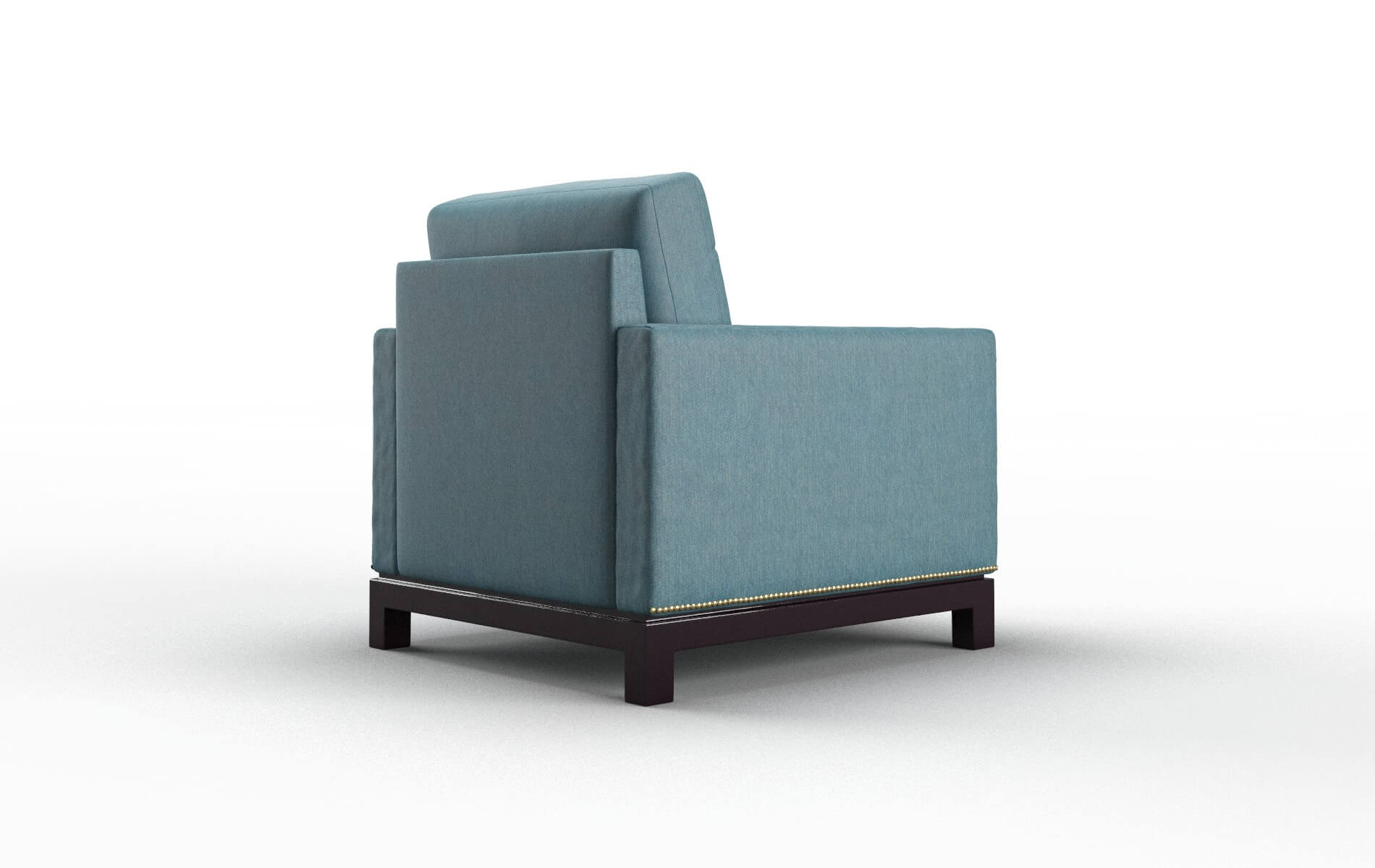 Davos Hepburn Teal Chair espresso legs 5