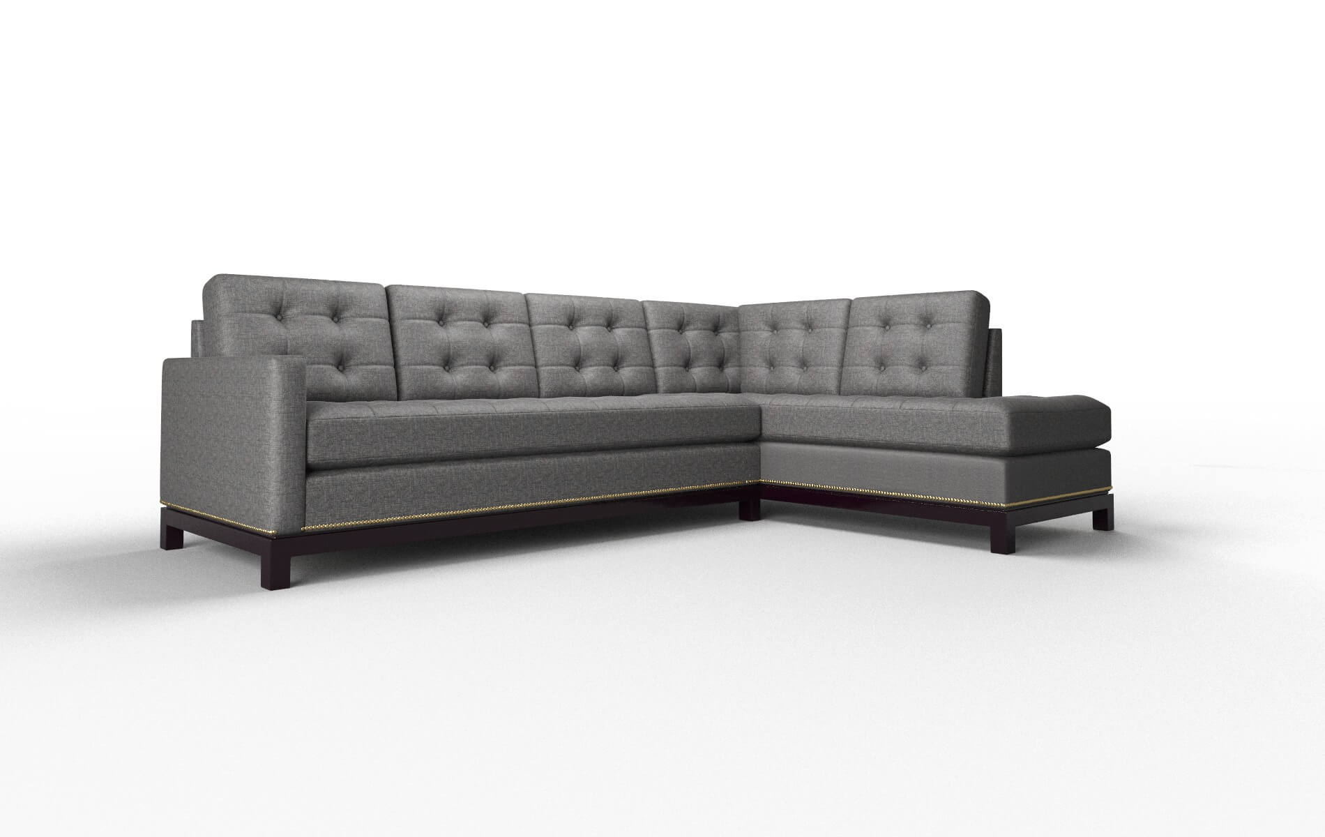 Davos Insight Charcoal Panel espresso legs 2