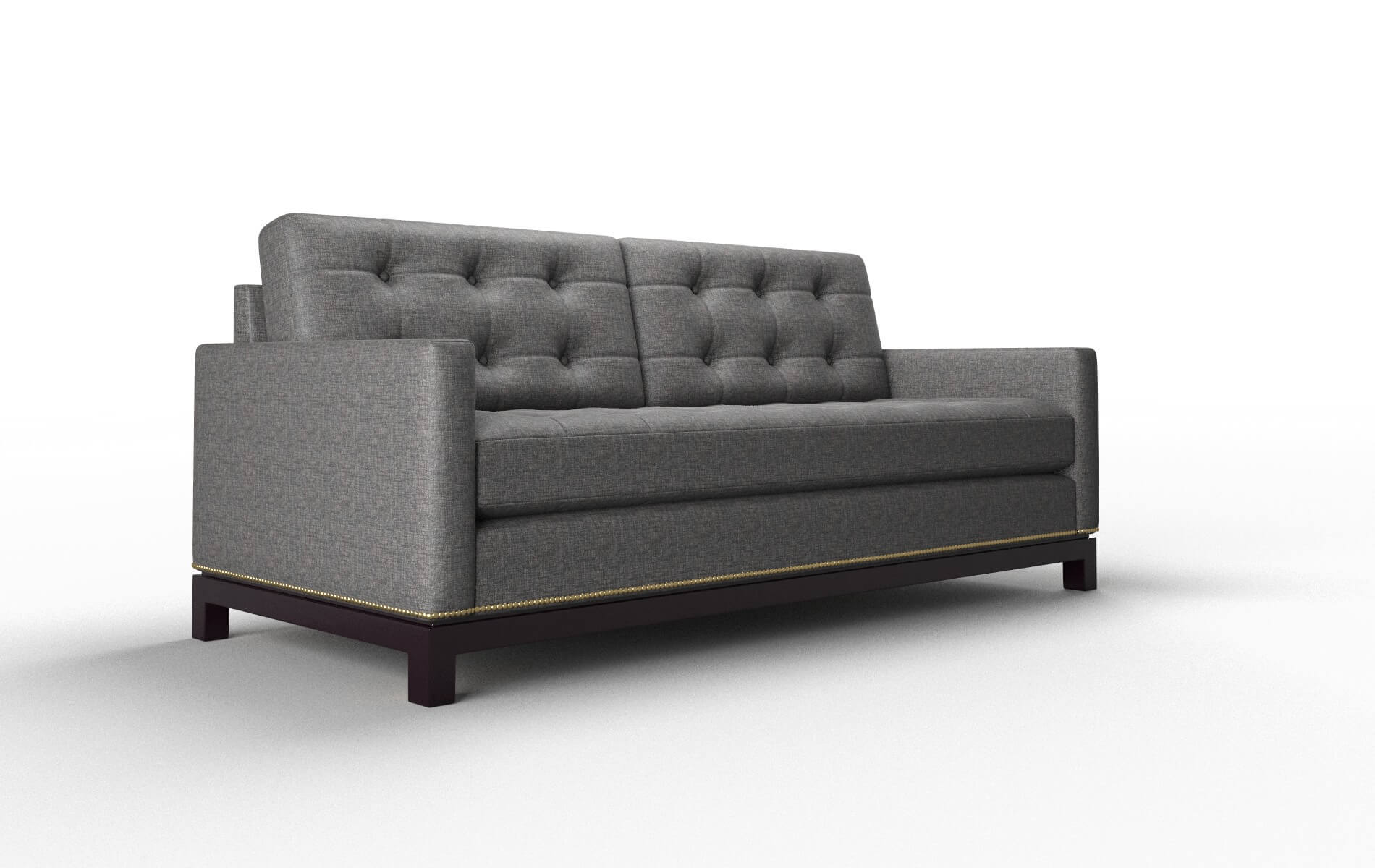 Davos Insight Charcoal Sofa espresso legs 2