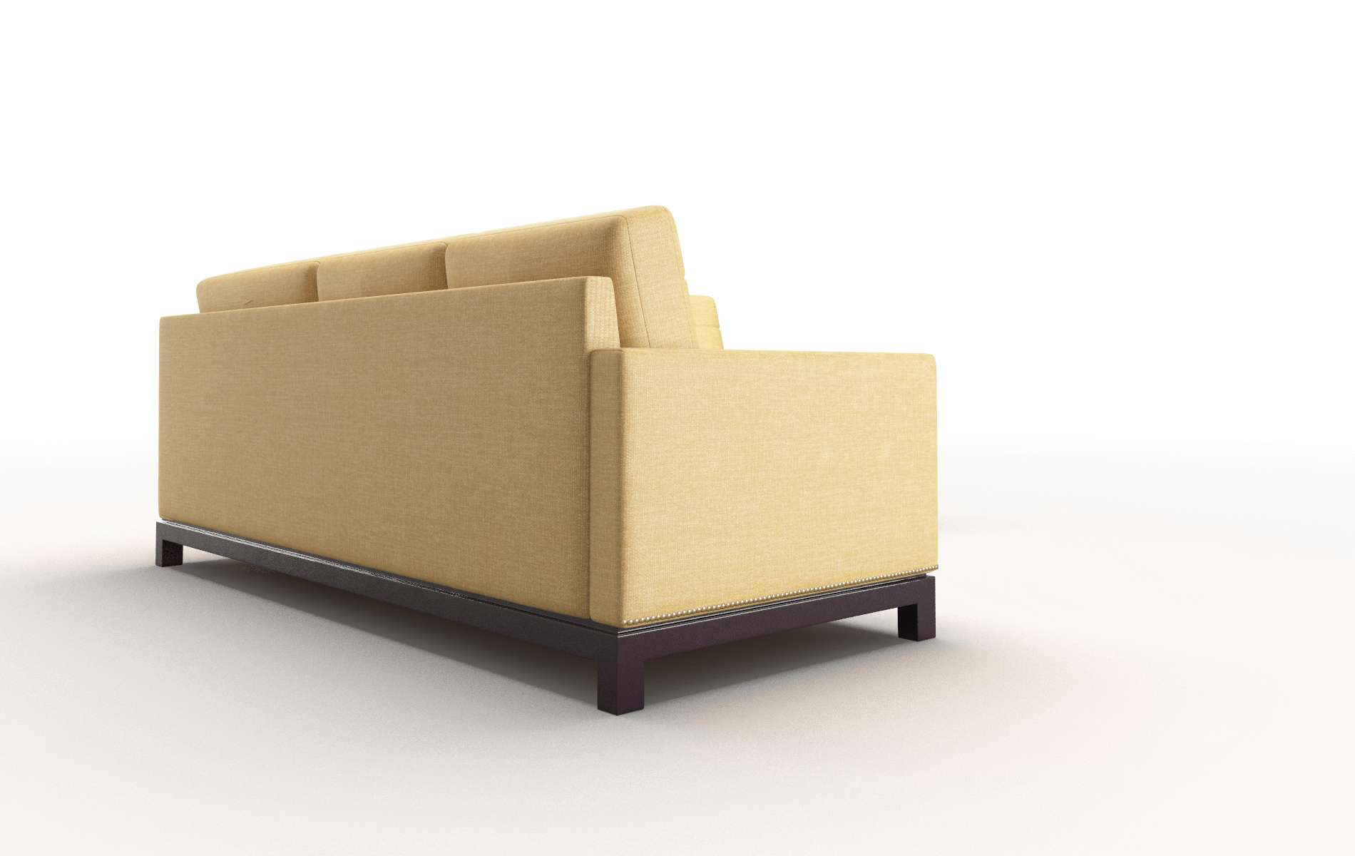 Davos Insight Citronella Sectional espresso legs 3