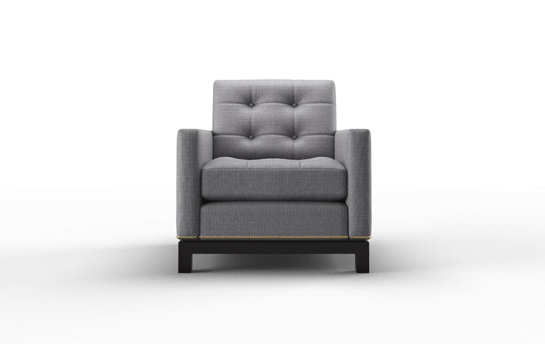 Davos Insight denim Chair Espresso Legs  1