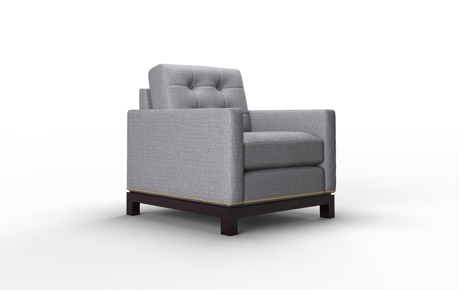 Davos Insight Denim Chair espresso legs 2