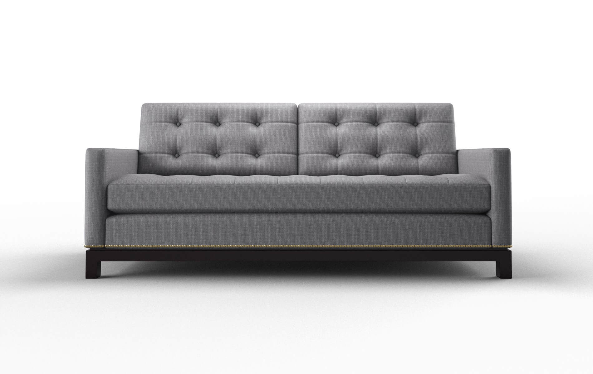 Davos Insight denim Sofa Espresso Legs  1