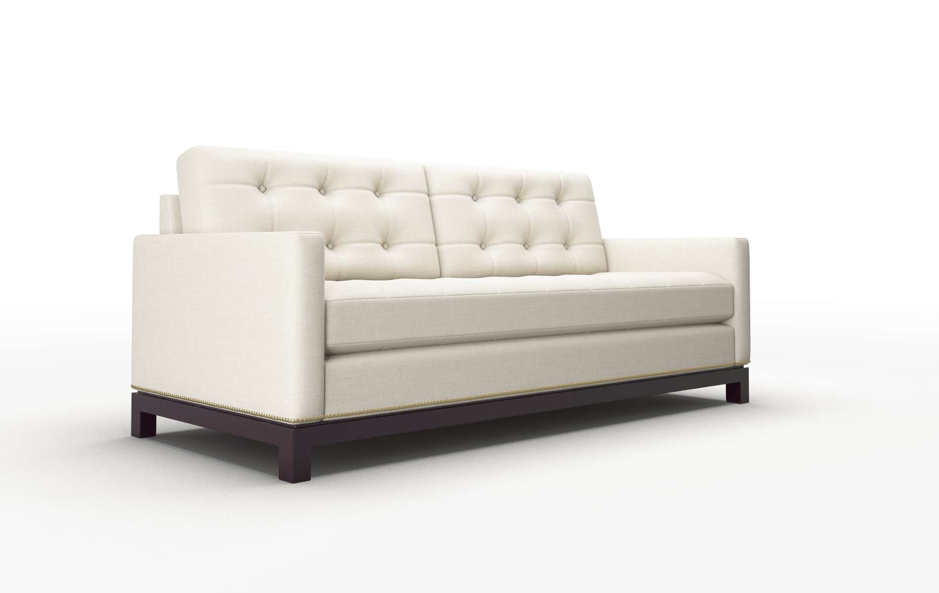 Davos Keylargo Almond Sofa espresso legs 2