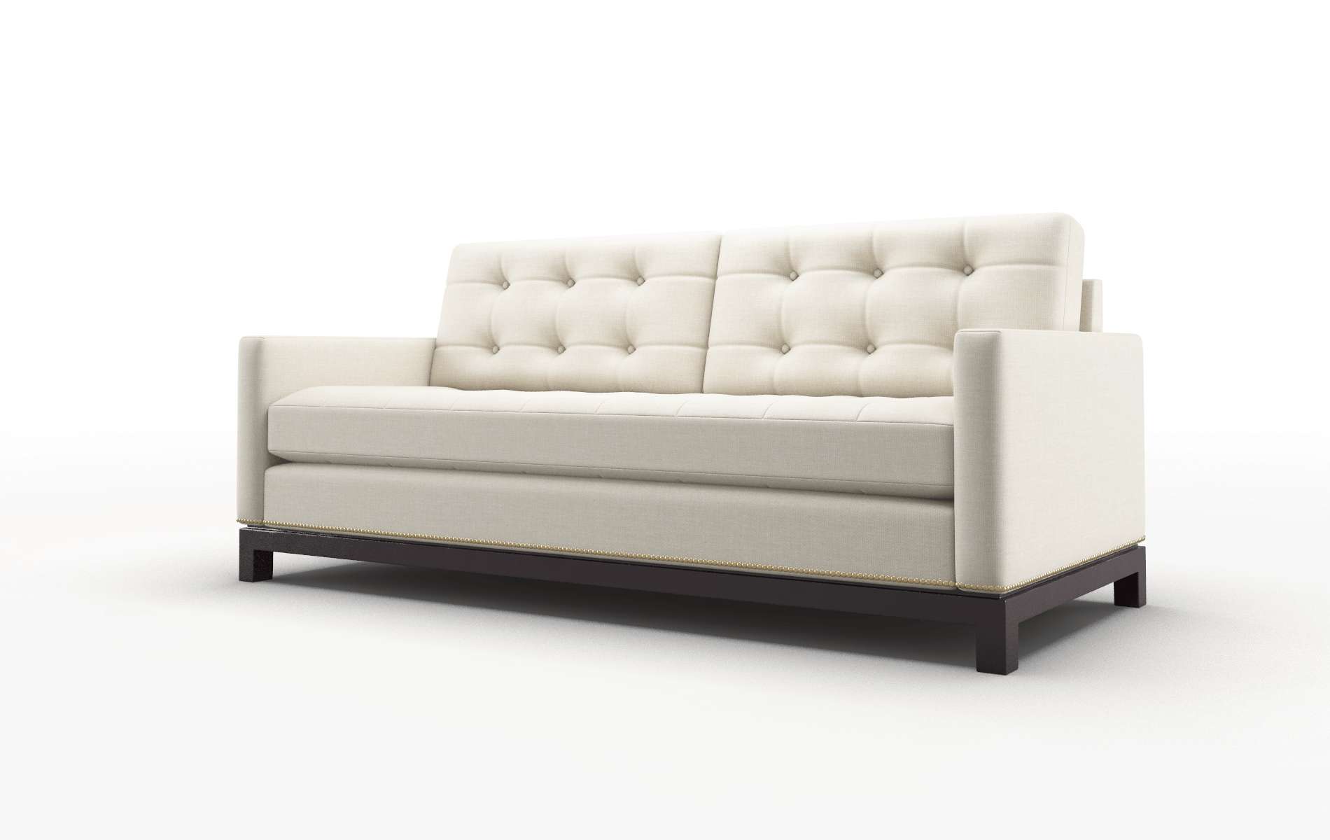 Davos Keylargo Almond Sofa espresso legs 4