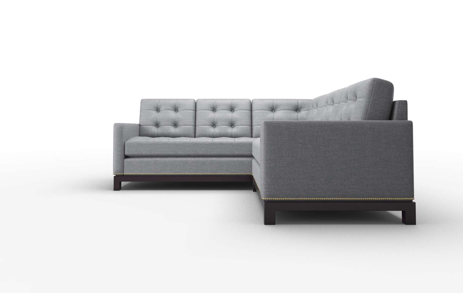 Davos Keylargo Graphite Sectional espresso legs 5