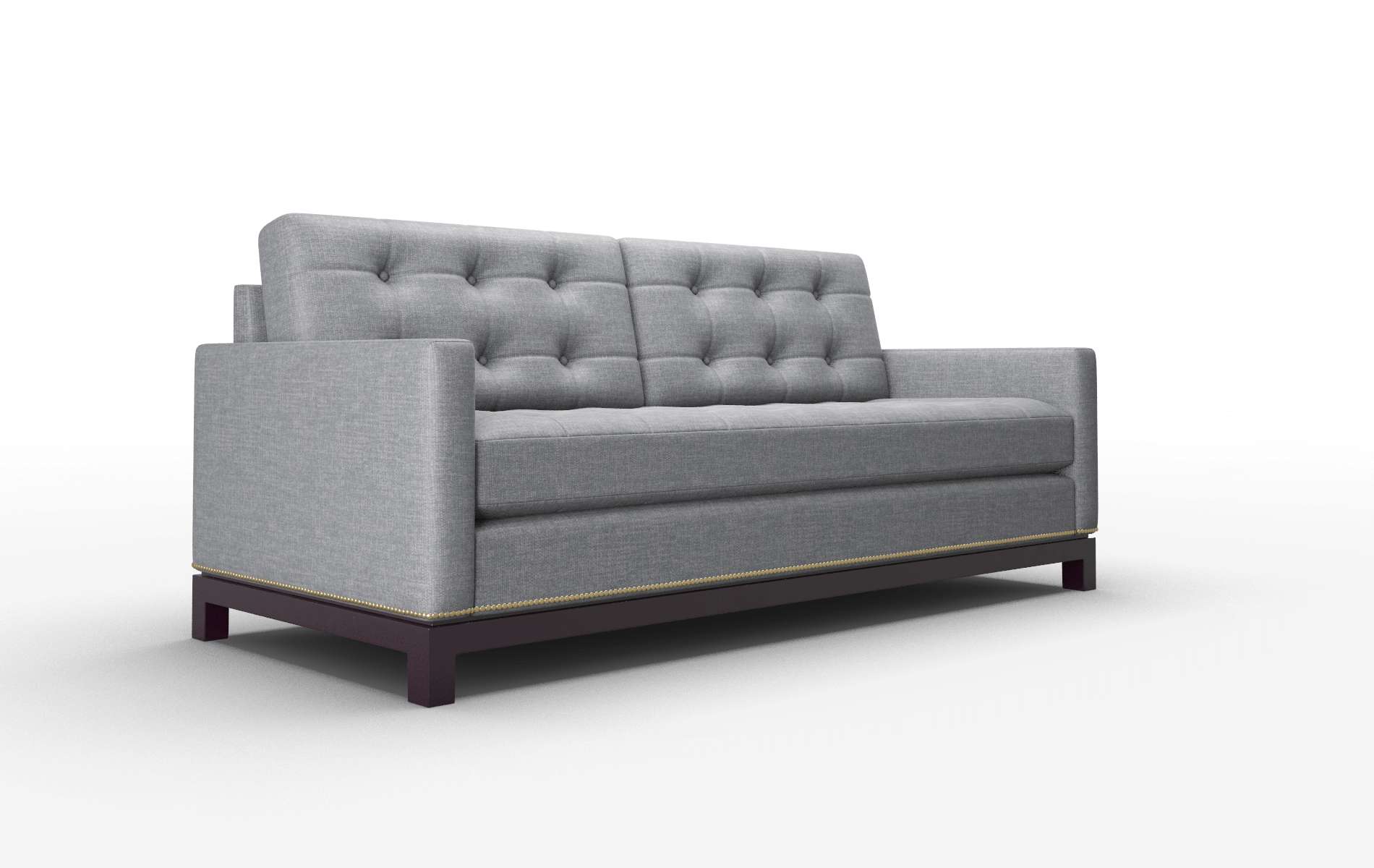 Davos Keylargo Graphite Sofa espresso legs 2
