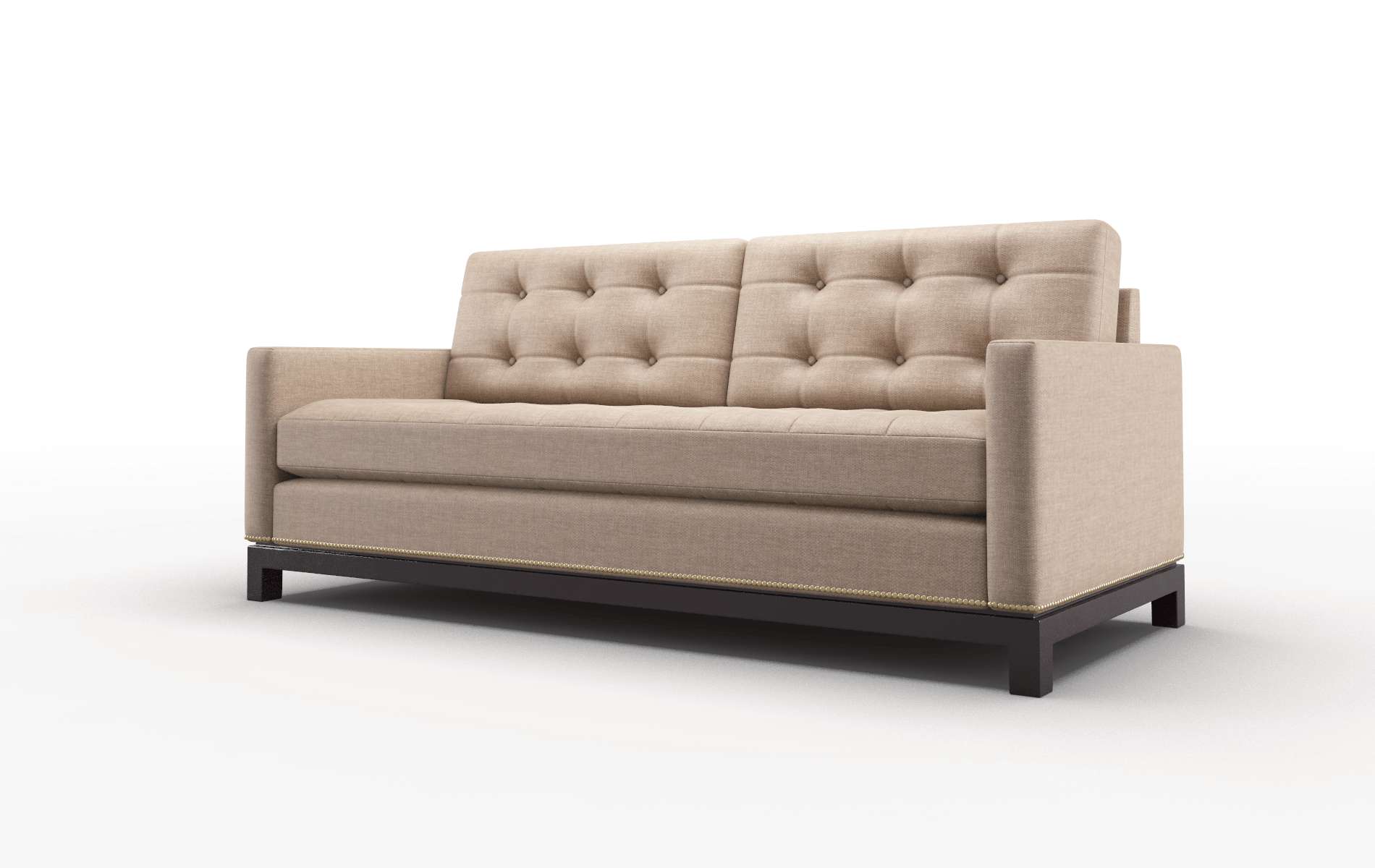 Davos Keylargo Mink Sofa espresso legs 4