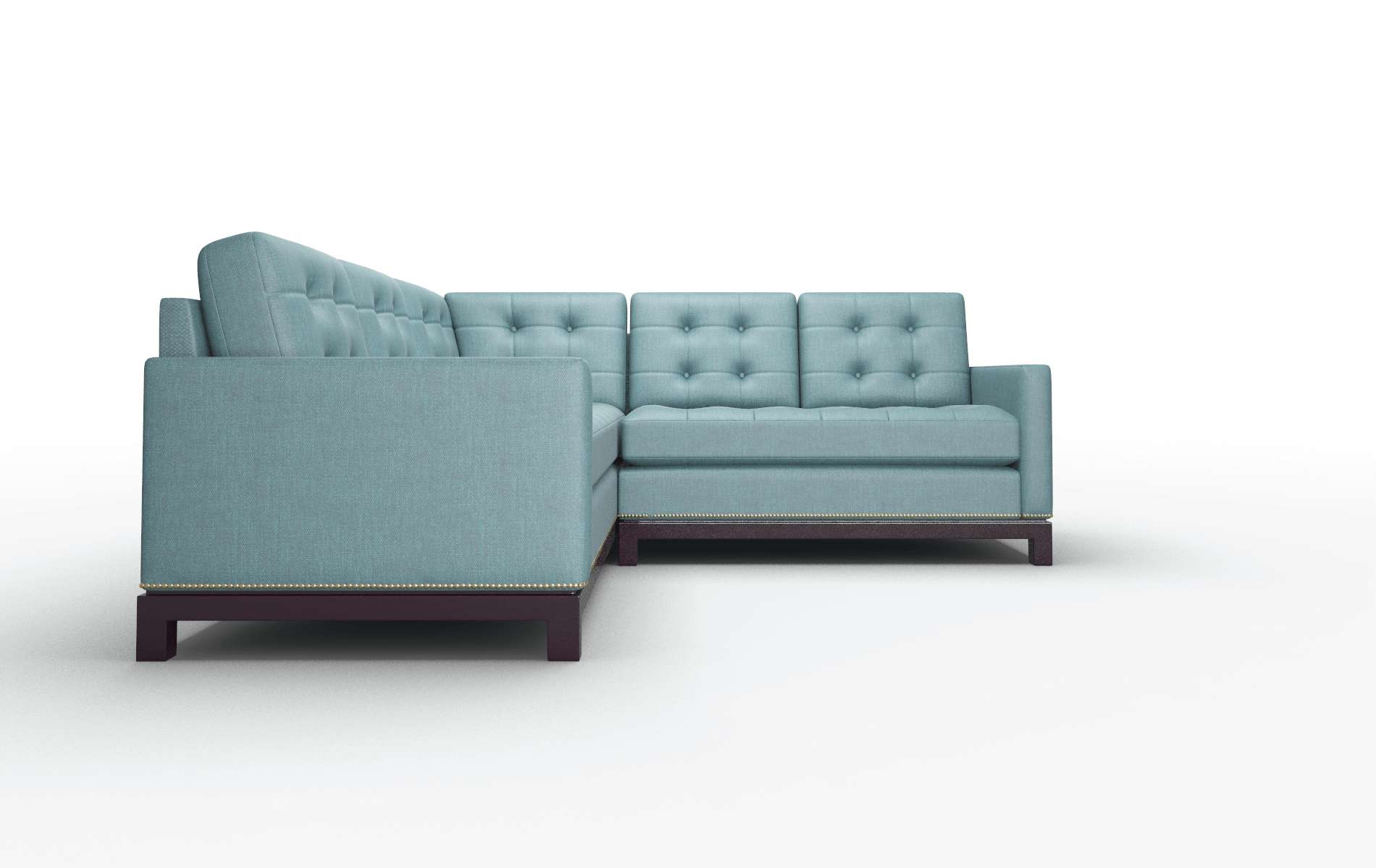 Davos Lana Eclipse Sectional espresso legs 2