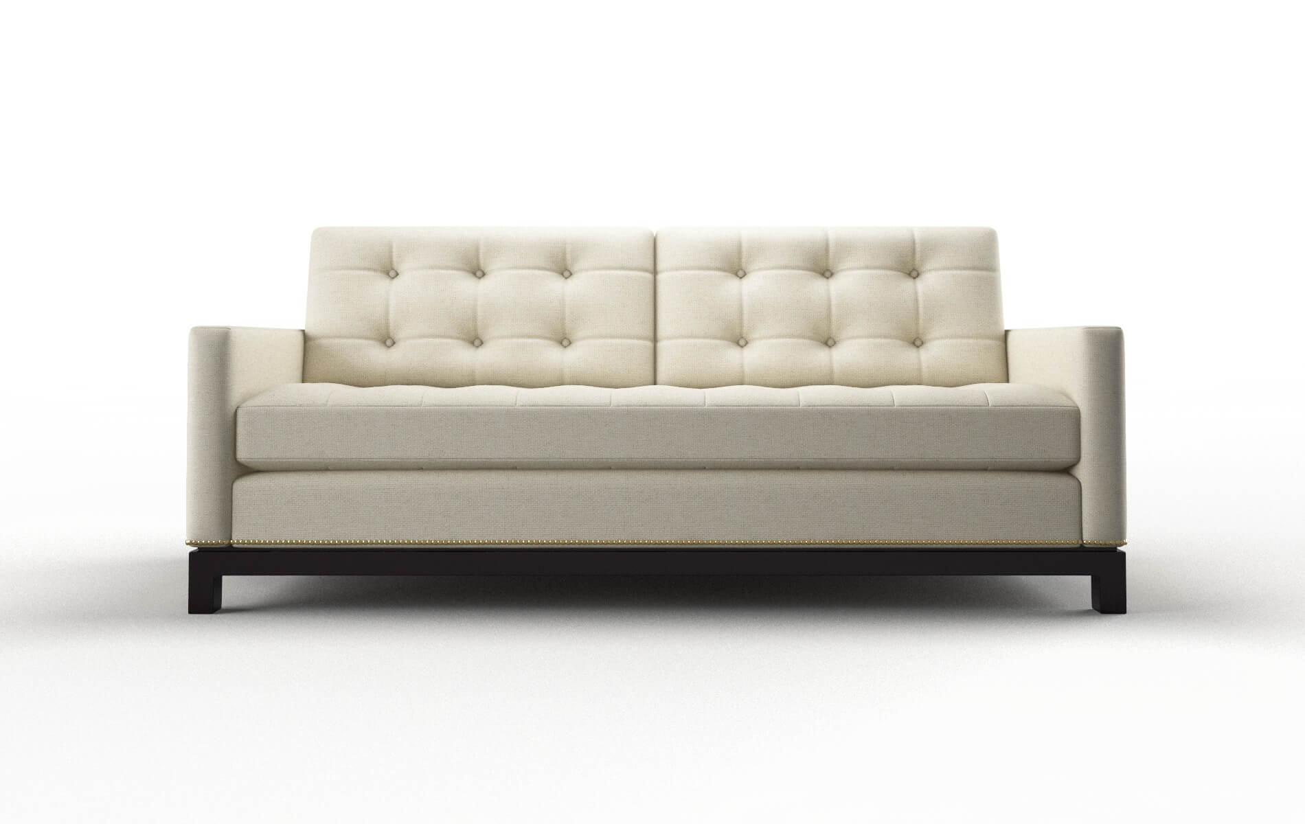 Davos Lana Sand Sofa espresso legs 1