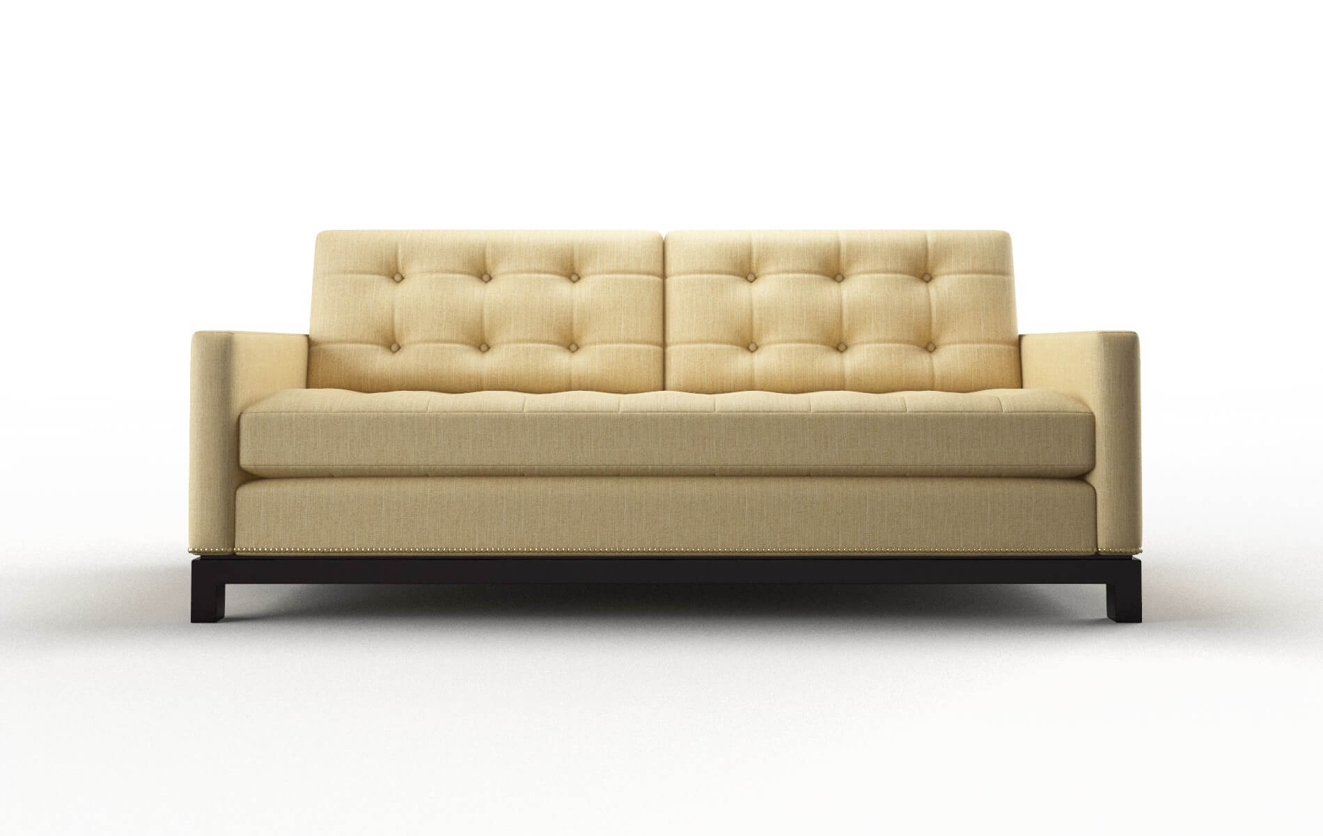 Davos Malibu Maize Sofa espresso legs 1