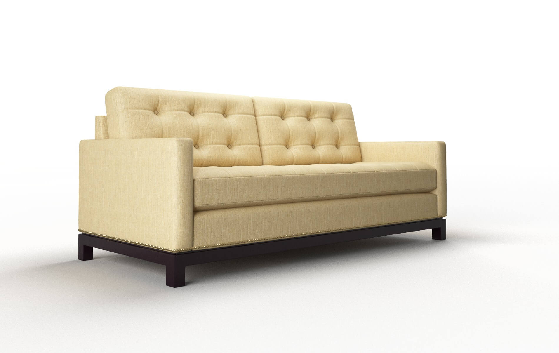 Davos Malibu Maize Sofa espresso legs 2